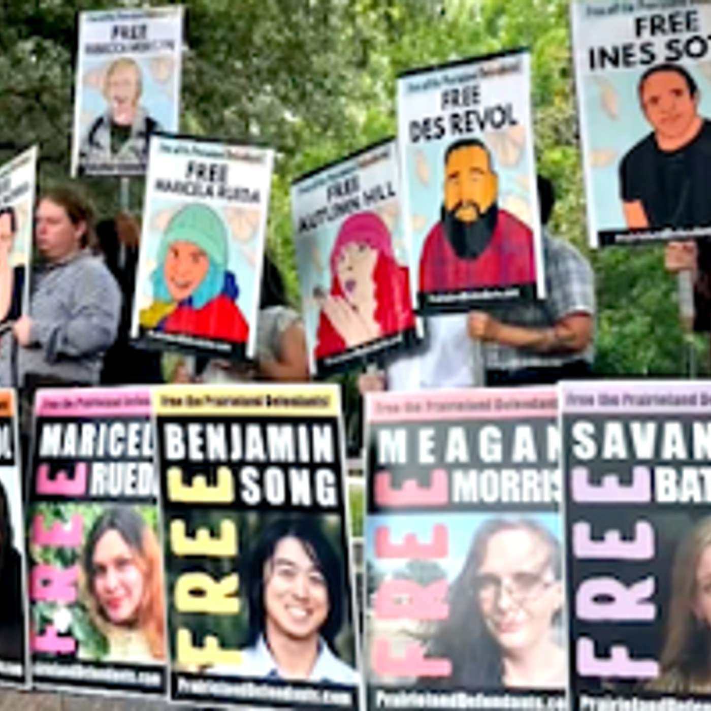 Extreme Sentences Handed Down in Prairieland Protest Case, a Blatantly Political Prosecution episode artwork
