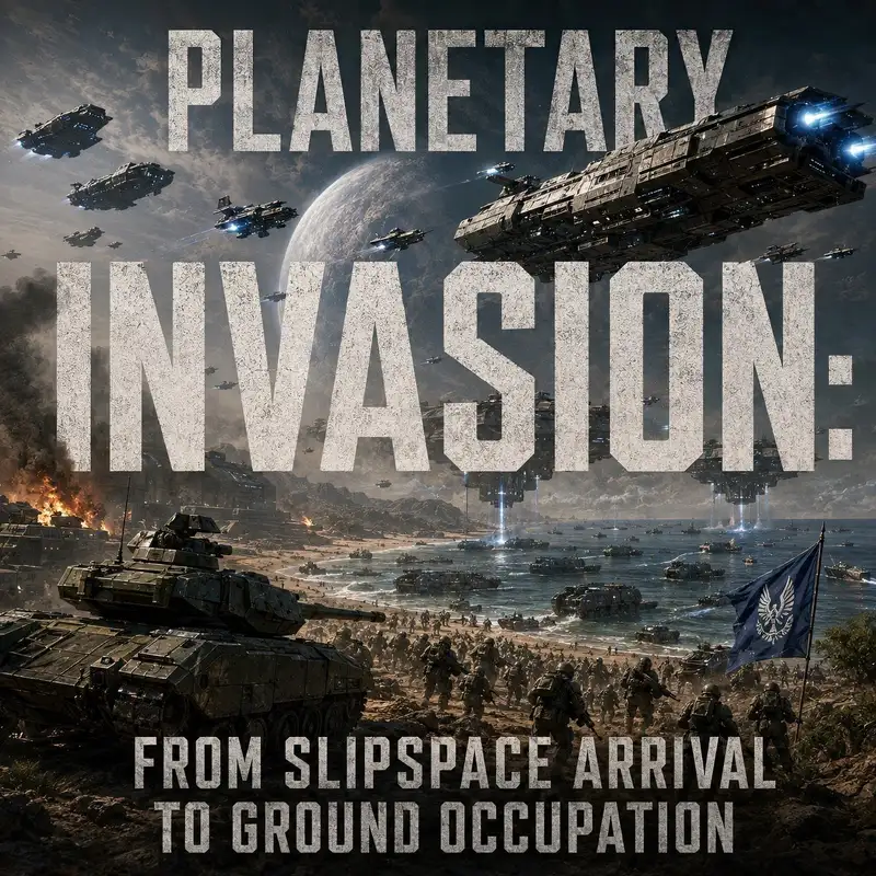 Planetary Invasion: From Slipspace Arrival to Ground Occupation