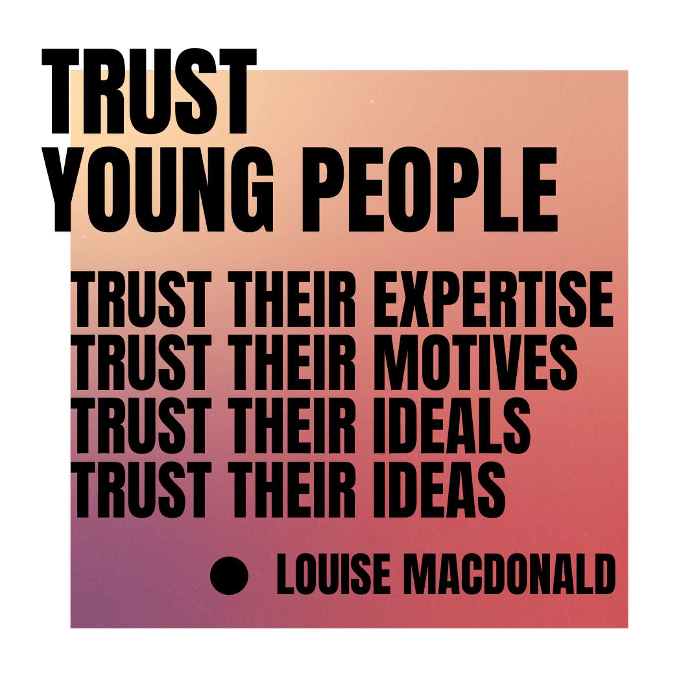 CEO of Young Scot:  Louise Macdonald OBE
