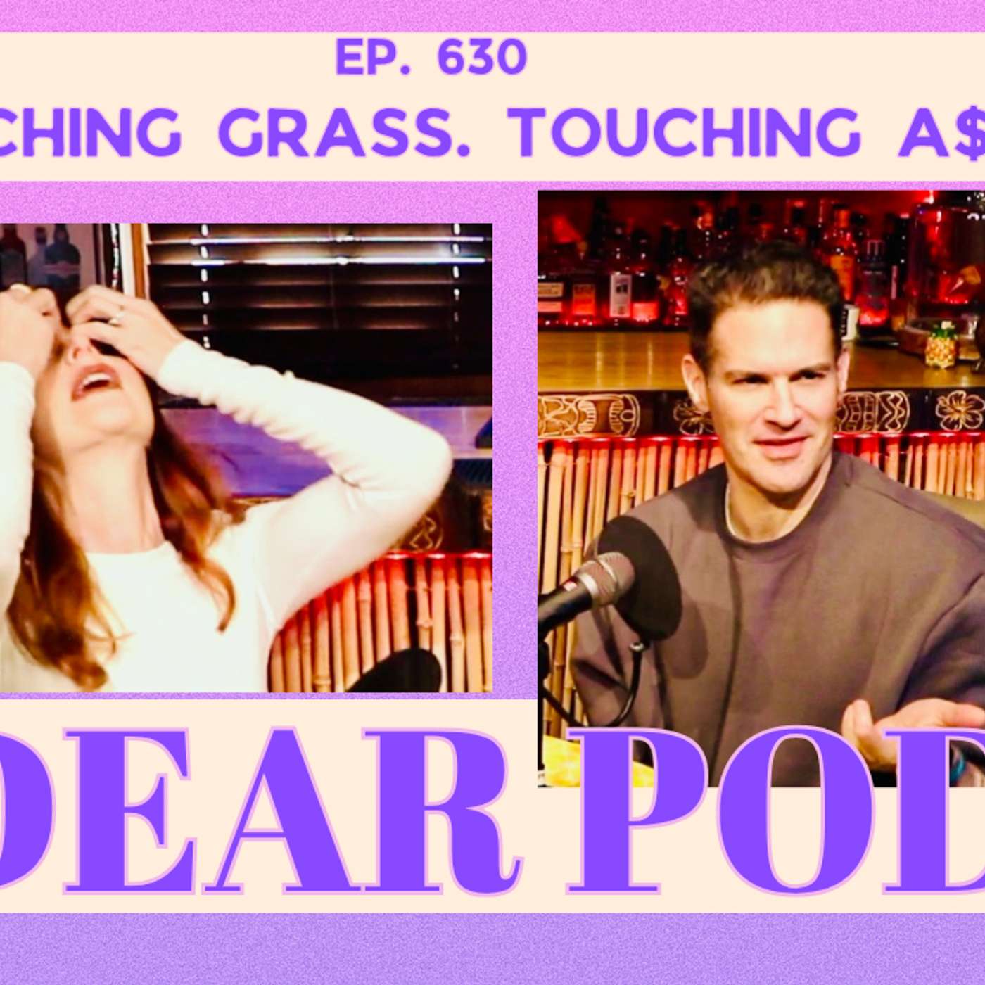 TOUCHING GRASS. TOUCHING A$$.