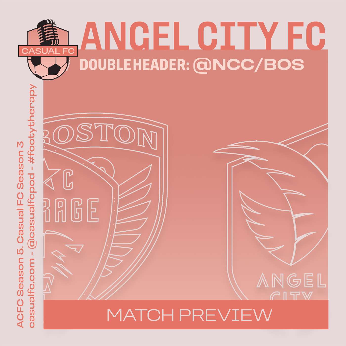 DOUBLE HEADER: ACFC @ N.C. Courage & Boston Legacy FC episode artwork