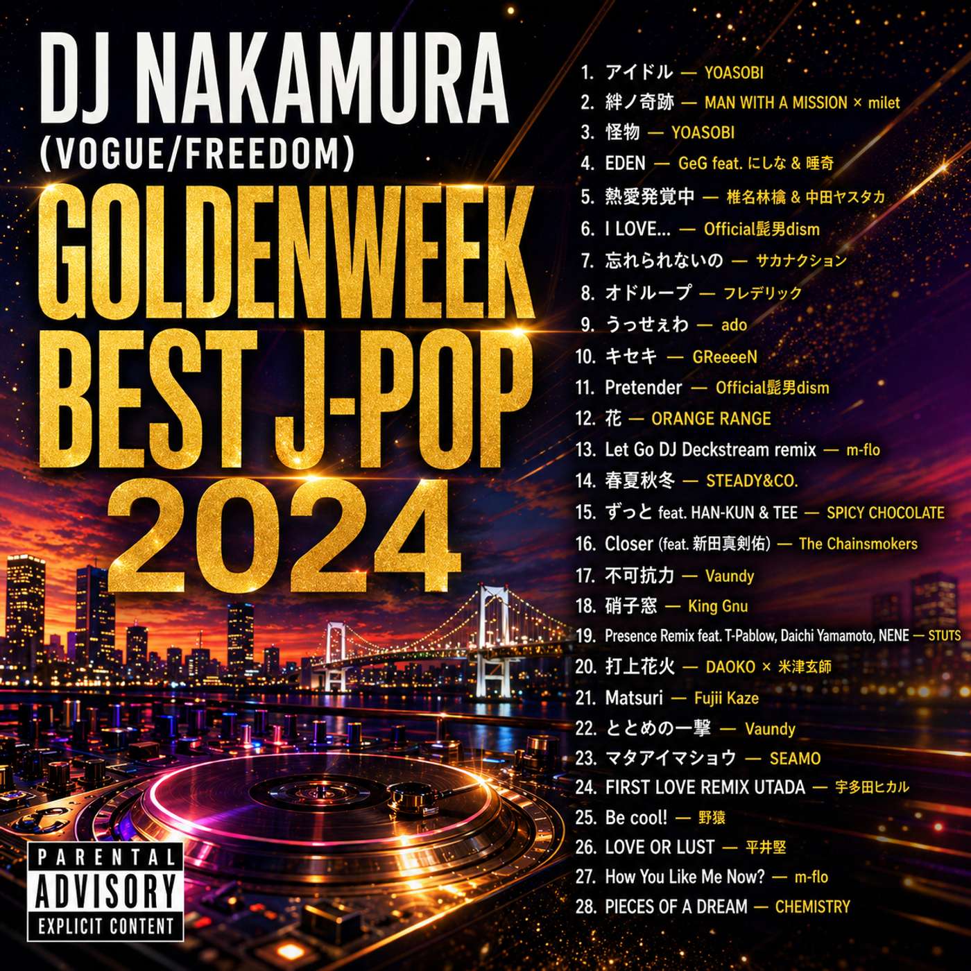 GOLDENWEEK BEST J-POP 2024 episode artwork