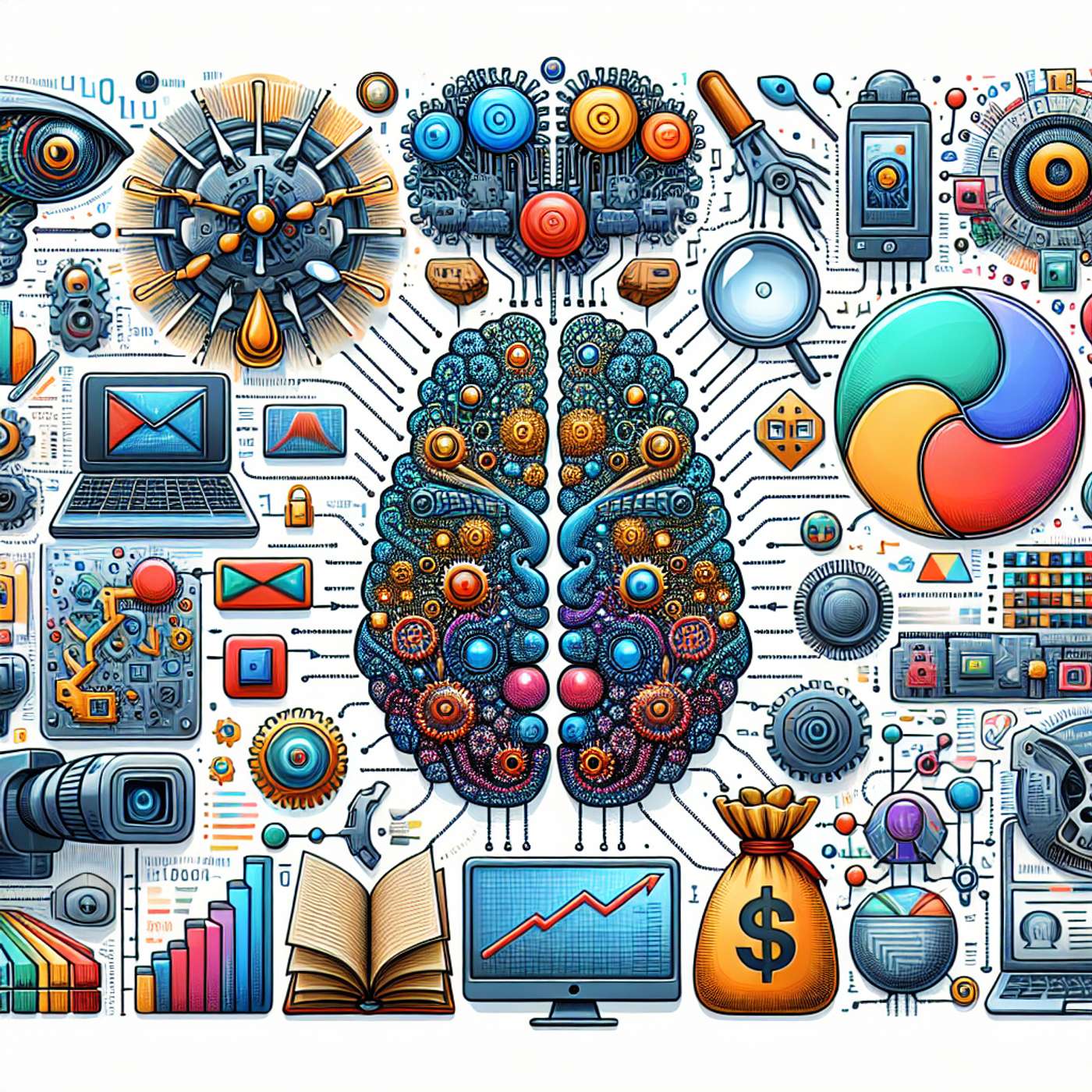 "Deciphering AI Evolution: Meta's New Policies, Google Books AI Detection, Rubrik's Milestone, Sanabil's Megafund with AI, YouTube vs OpenAI, and Prospects for Generative AI in Marketing" episode artwork
