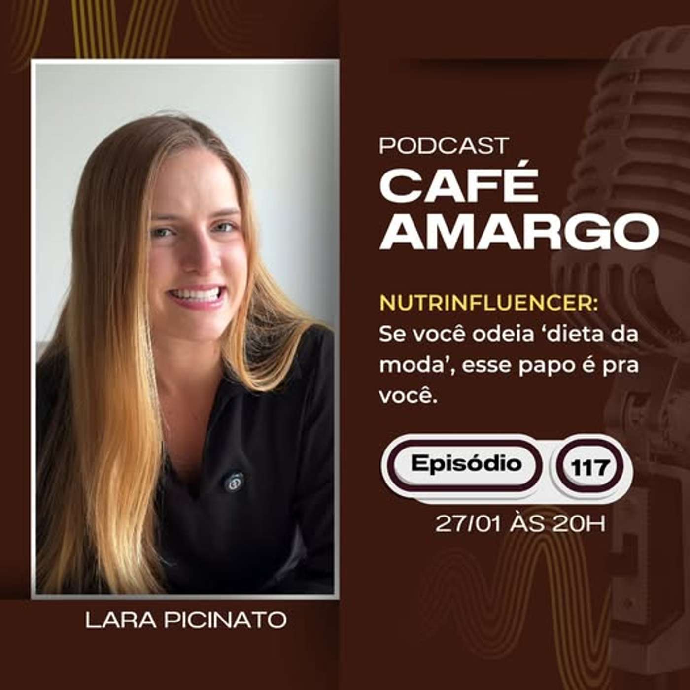 Episódio #117 | Dieta da moda? Lara explica por que você deve fugir disso episode artwork