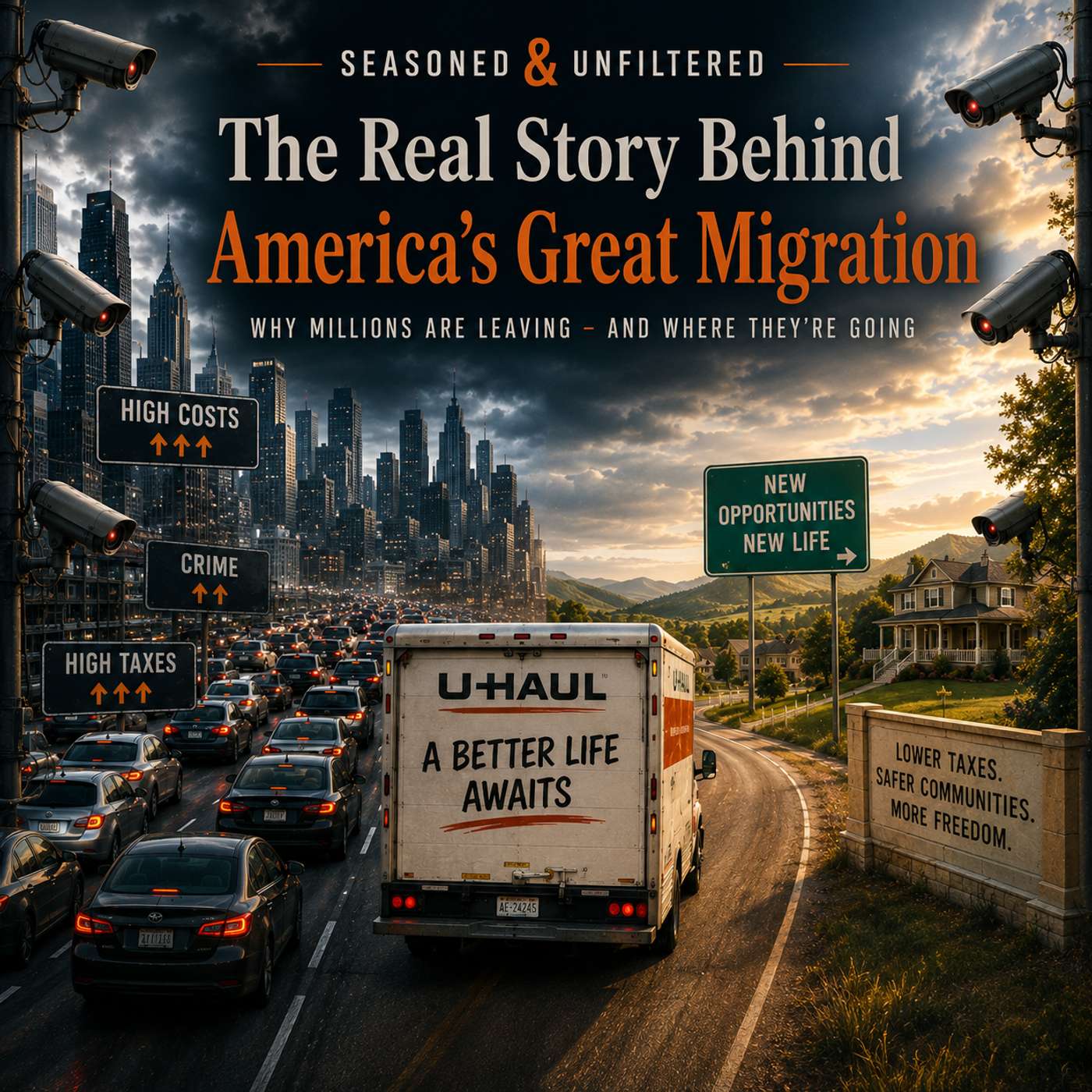 Why Are Millions of Americans Leaving Blue States? | The Real Story Behind America's Great Migration | Seasoned & Unfiltered Ep. 20 episode artwork