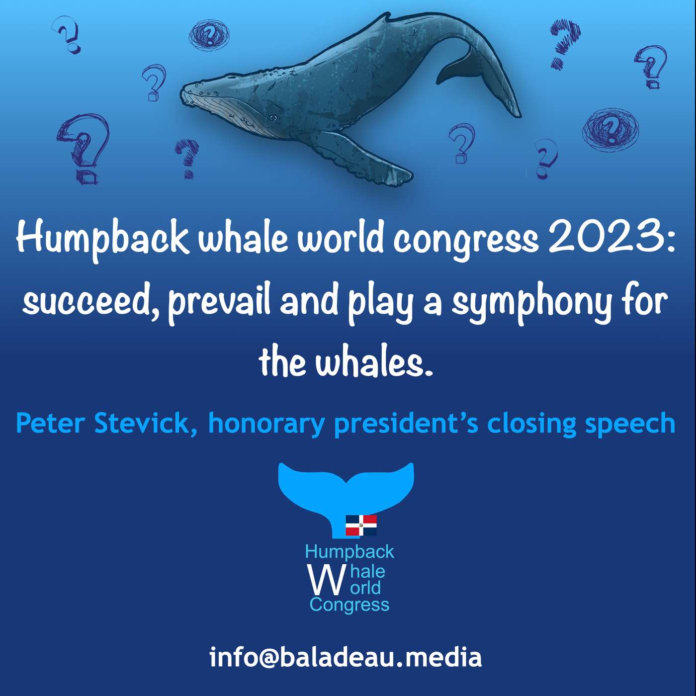 Vignette de l’épisode Humpback Whale World Congress: Peter Stevick, honorary president, closing speech.