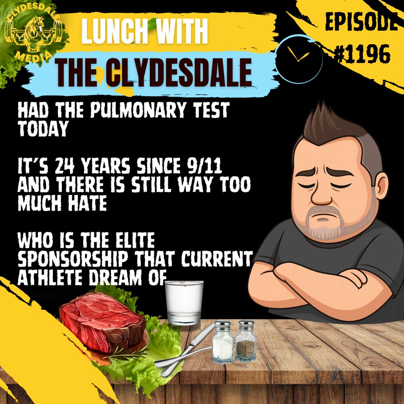 Lunch with the Clydesdale - Had a Pulmonary Test Today! episode artwork