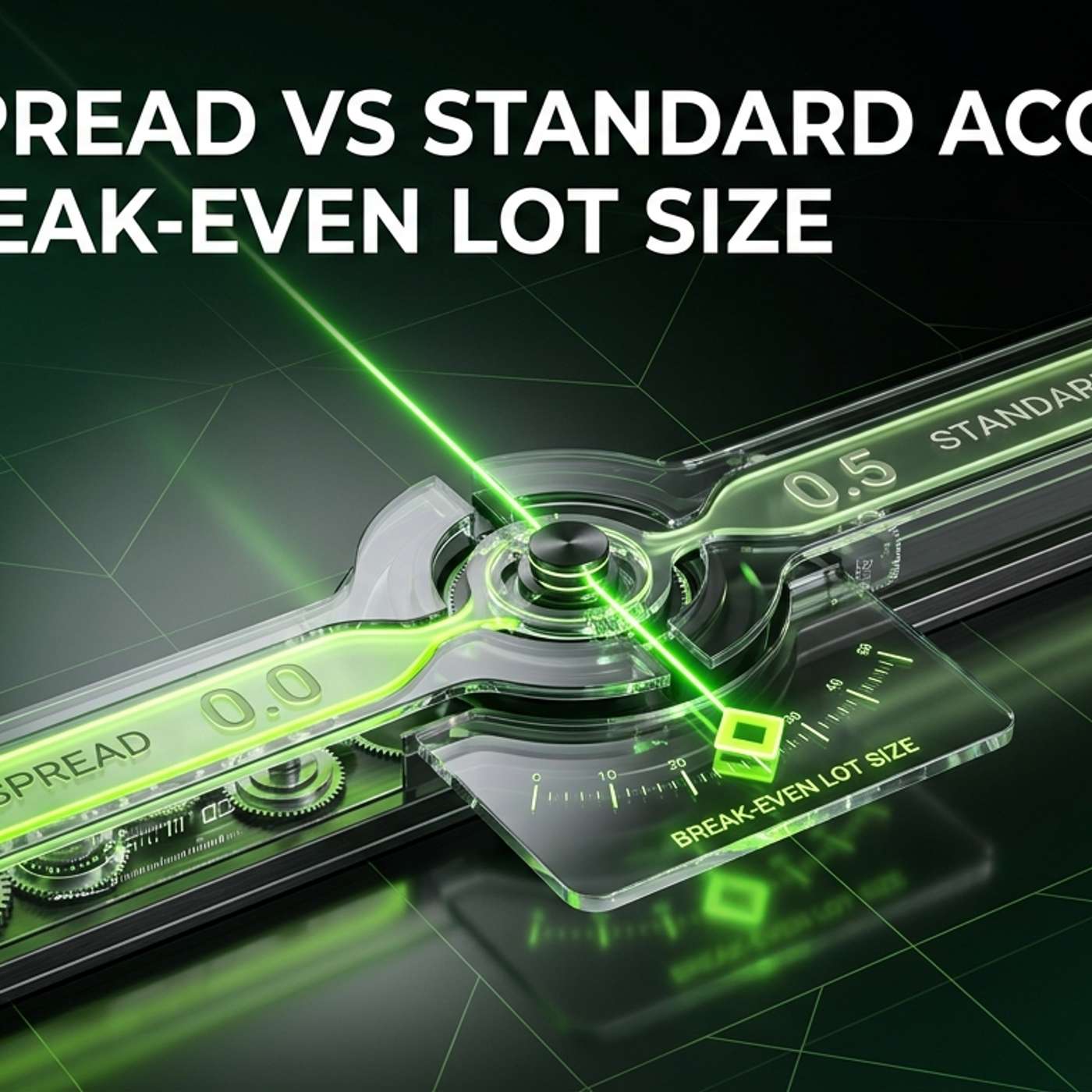 Raw Spread vs Standard Account: The Break-Even Lot Size