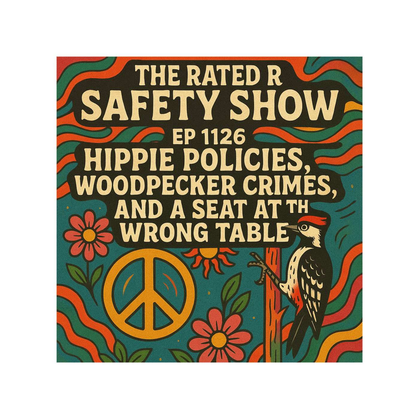 EP 1126 – "Hippie Policies, Woodpecker Crimes, and a Seat at the Wrong Table" episode artwork