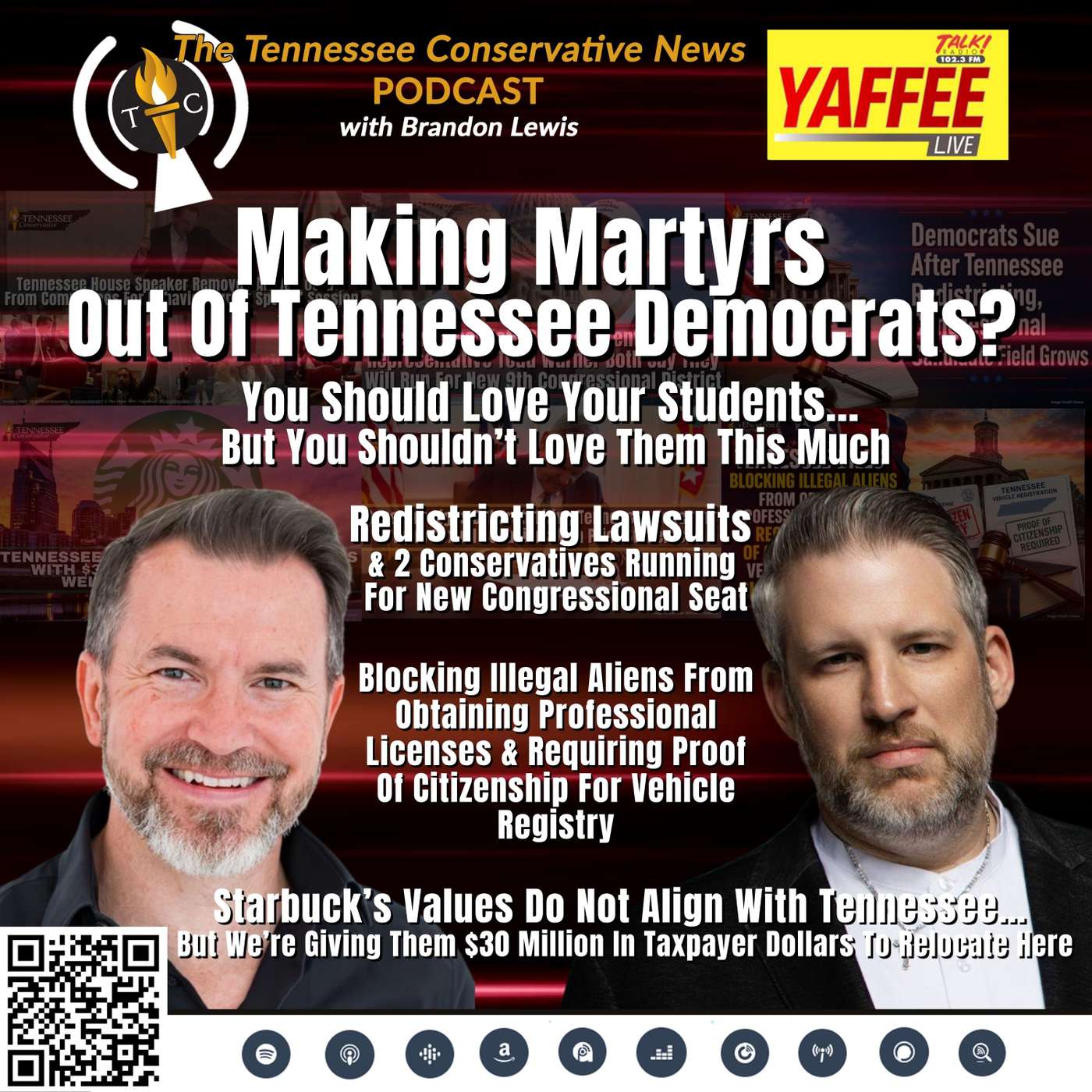 Making Martyrs Out Of Tennessee Democrats? / You Should Love Your Students, But Not This Much…