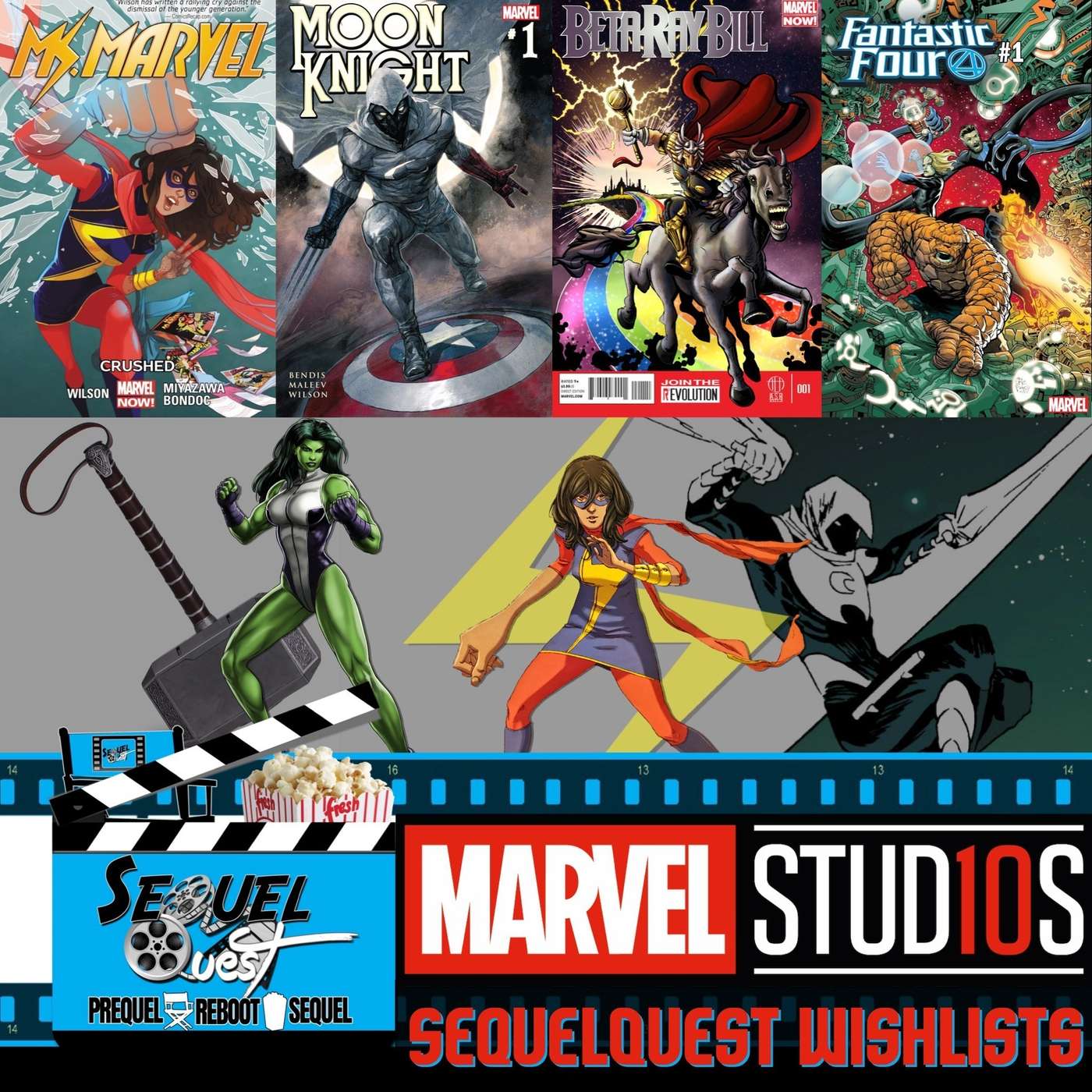 EP99 | Our Marvel Studios Wishlist | SequelQuest episode artwork