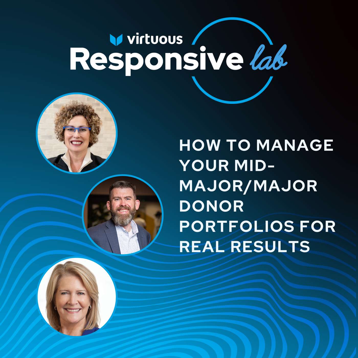 EP 55: How to Manage your Mid-Major/Major Donor Portfolios for Real Results with Gail Perry, Missy Gale, and Andrew Olsen