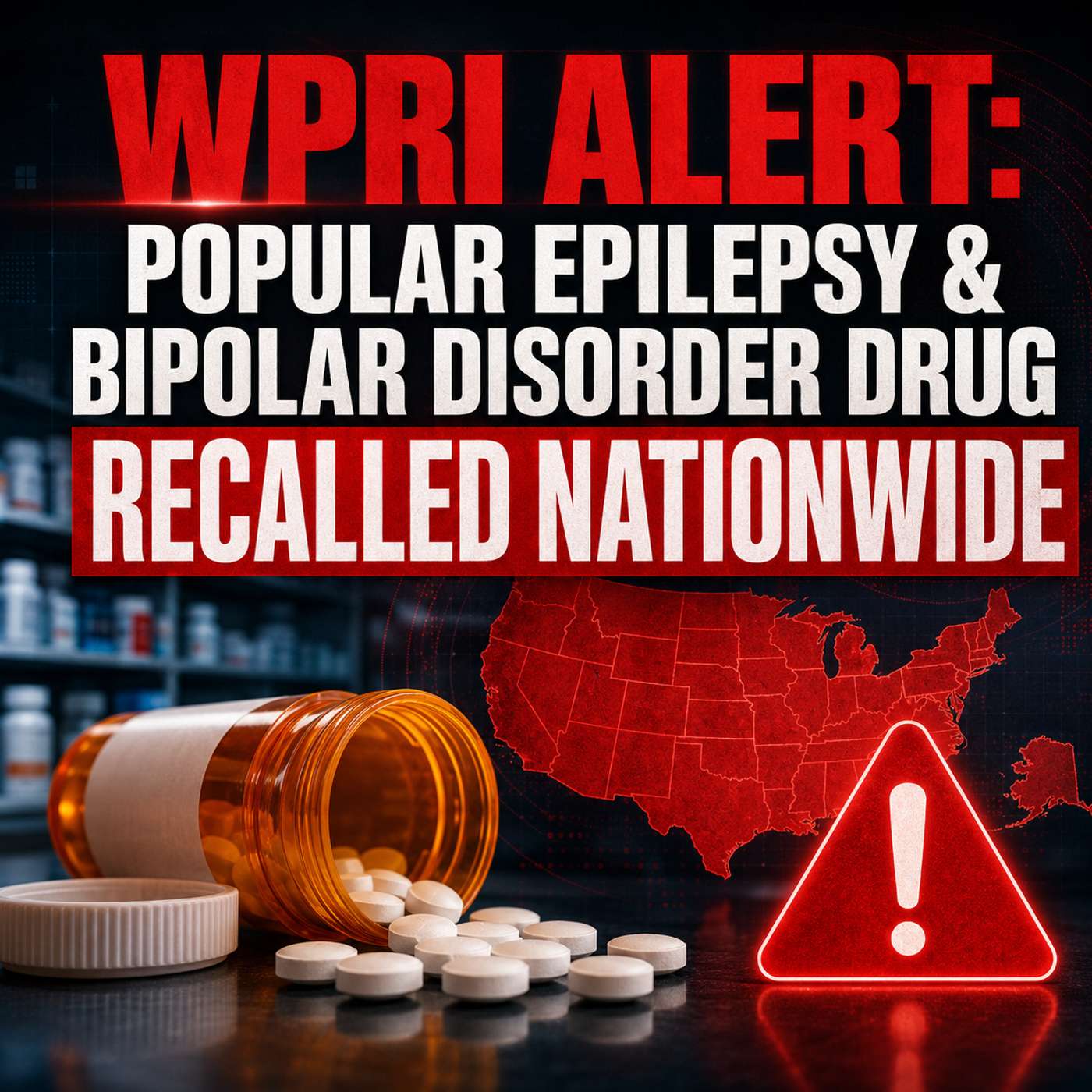 WPRI Alert: Popular Epilepsy and Bipolar Disorder Drug Recalled Nationwide