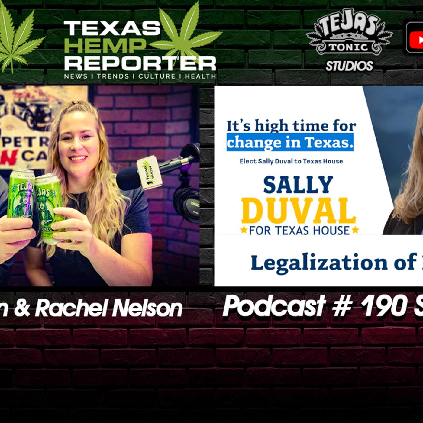 Ep. # 190 Sally Duval for Texas episode artwork