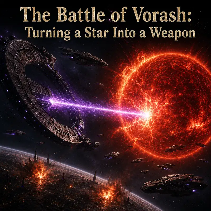 The Battle of Vorash: Turning a Star Into a Weapon