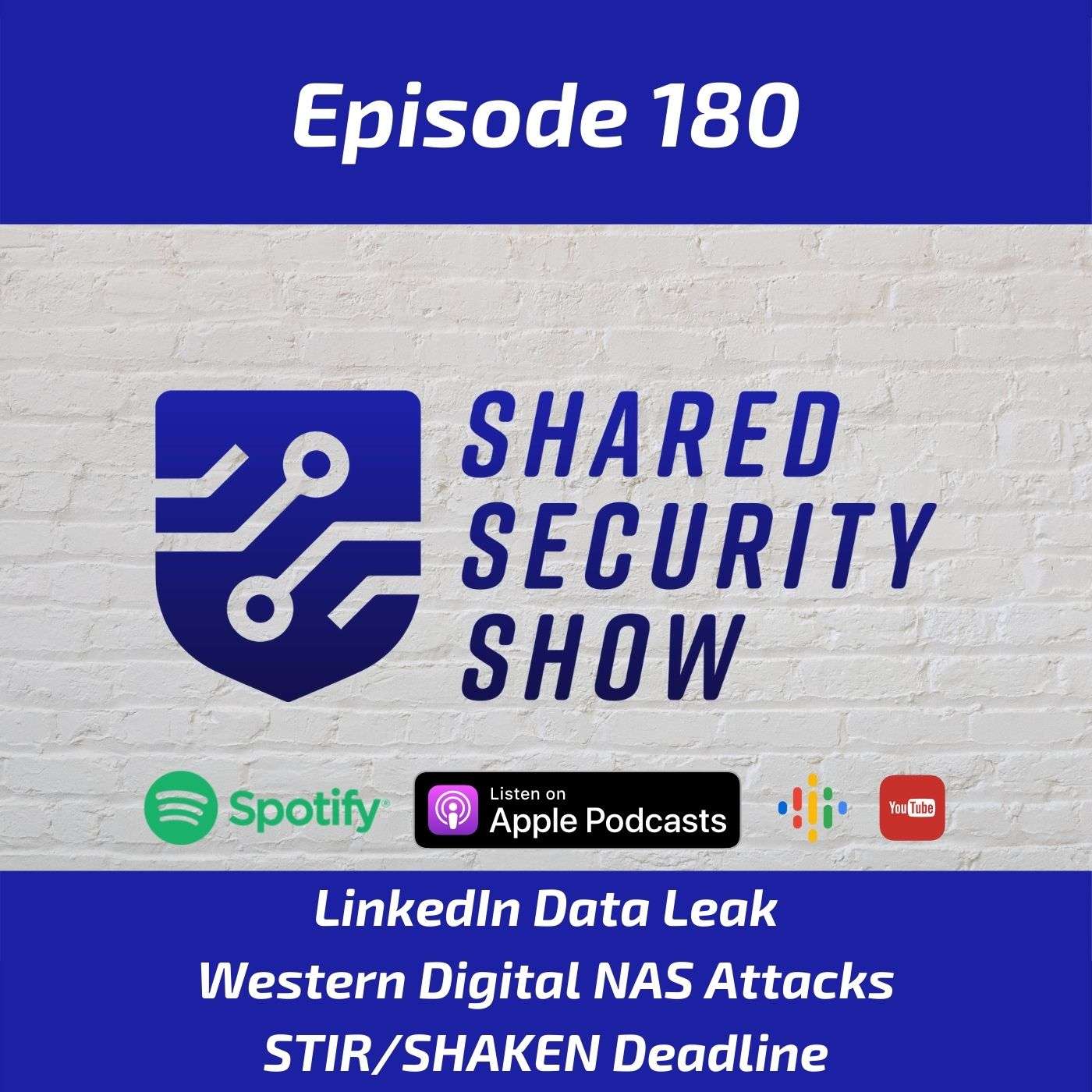 LinkedIn Data Leak, Western Digital NAS Attacks, STIR/SHAKEN Deadline episode artwork