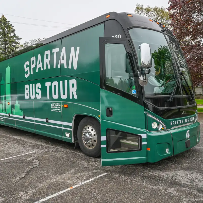 Spartan Bus Tour highlights MSU’s impact in Detroit