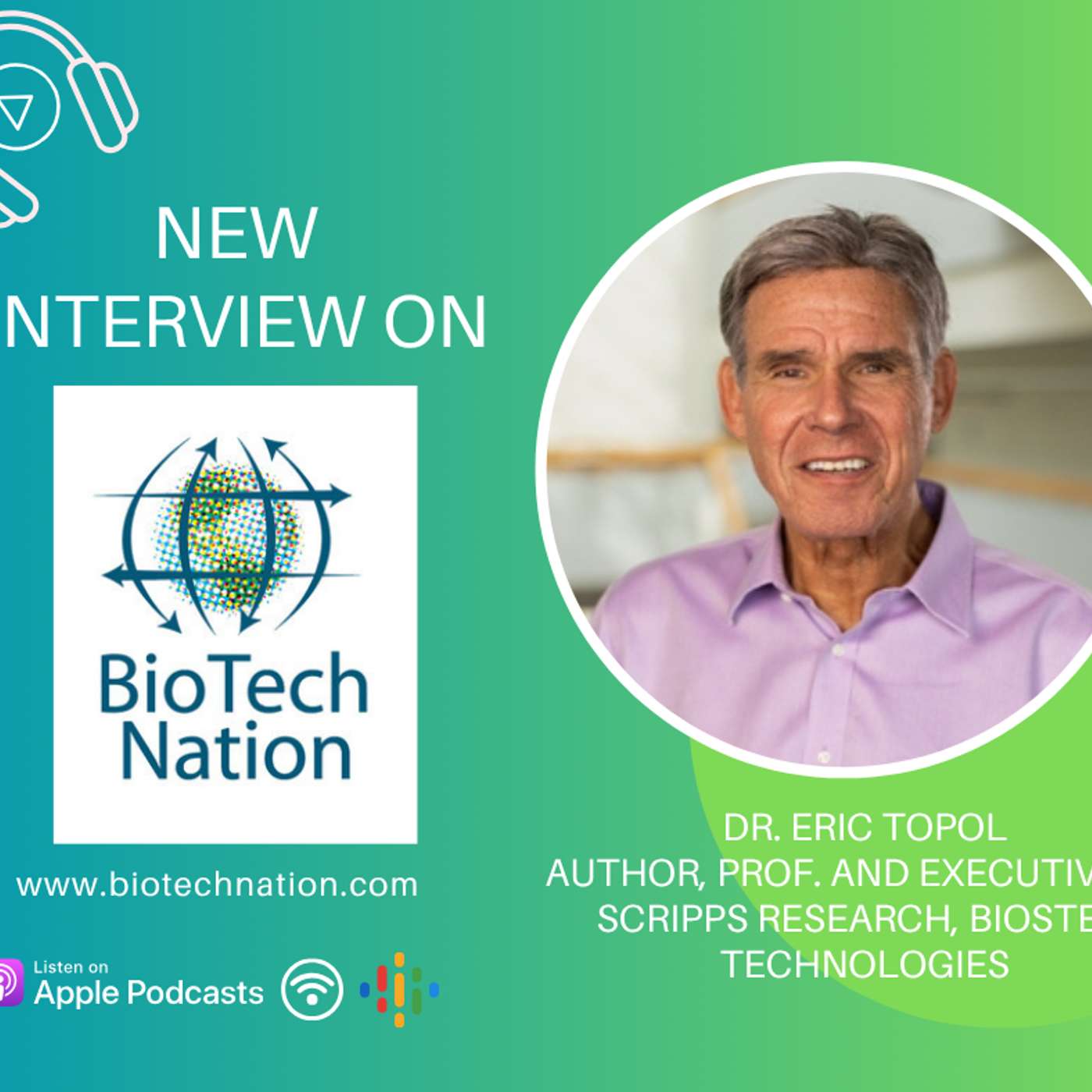 Part II: "Super Agers … An Evidenced-Based Approach to Longevity".... Dr. Eric Topol, Author, Prof., and EVP, Scripps Ranch Part II: "Super Agers … An Evidenced-Based Approach to Longevity".... Dr. Eric Topol, Author, Prof., and EVP, Scripps Ranch