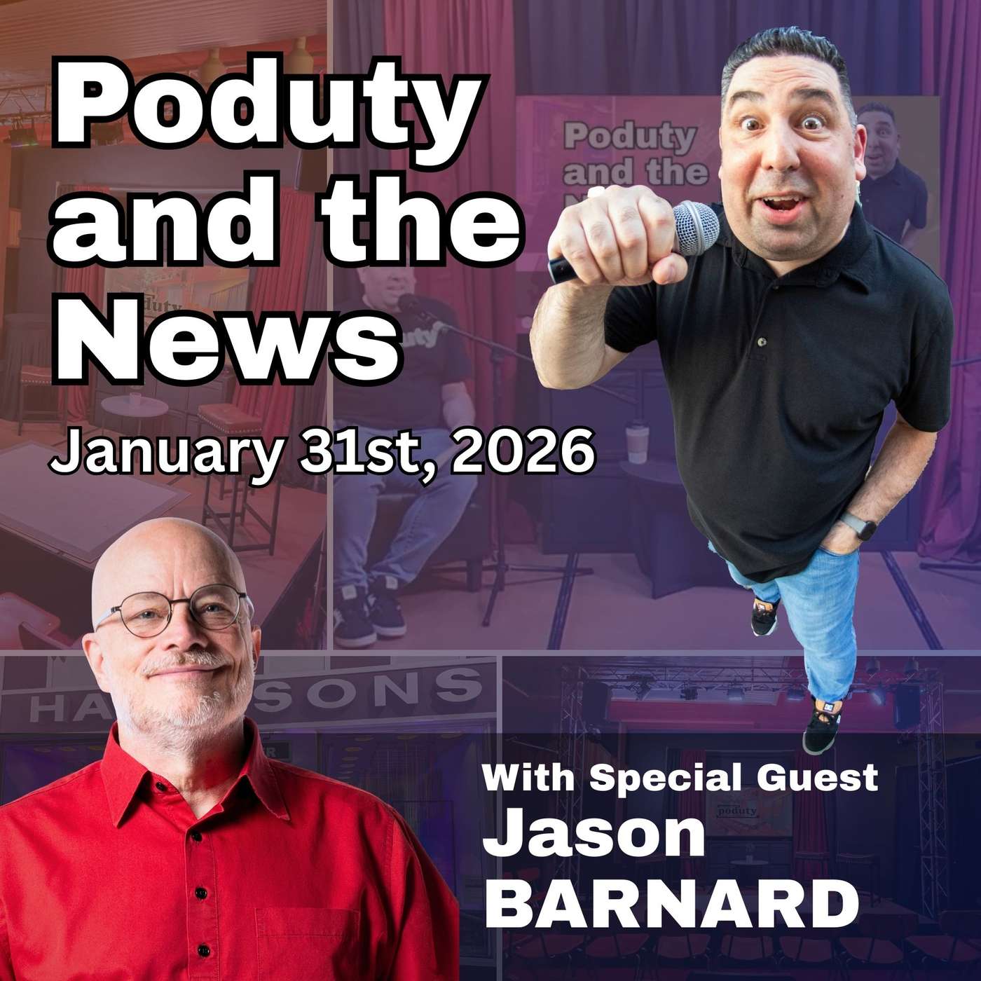 Poduty and the News.  The Weekly Live Podcast About Podcast News, Trends & Live Podcasting