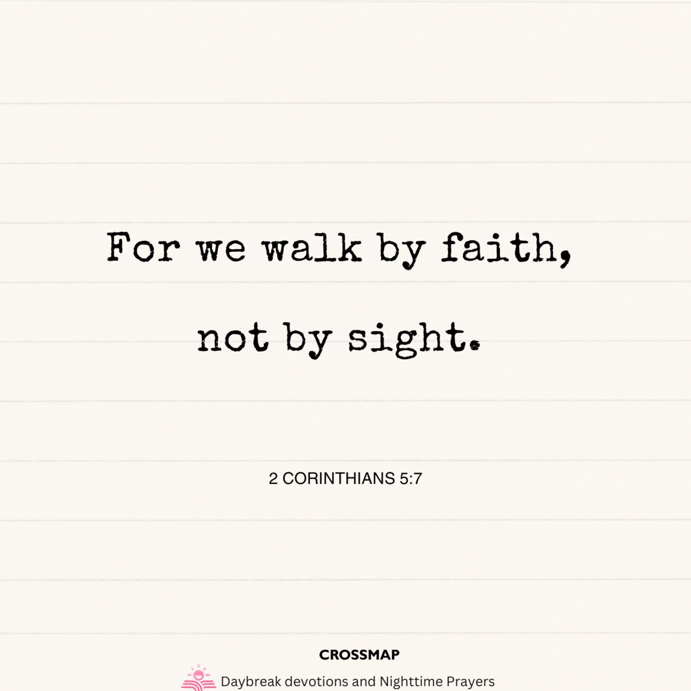 Stepping Out in Faith - A Nighttime Prayer