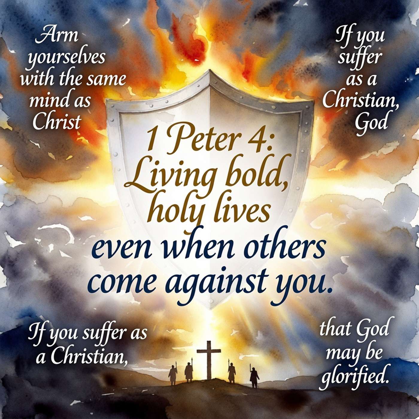 1 Peter 4 Living bold, holy lives even when others come against you. episode artwork