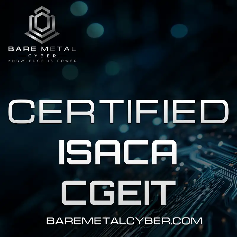 Certified: The ISACA CGEIT Audio Course