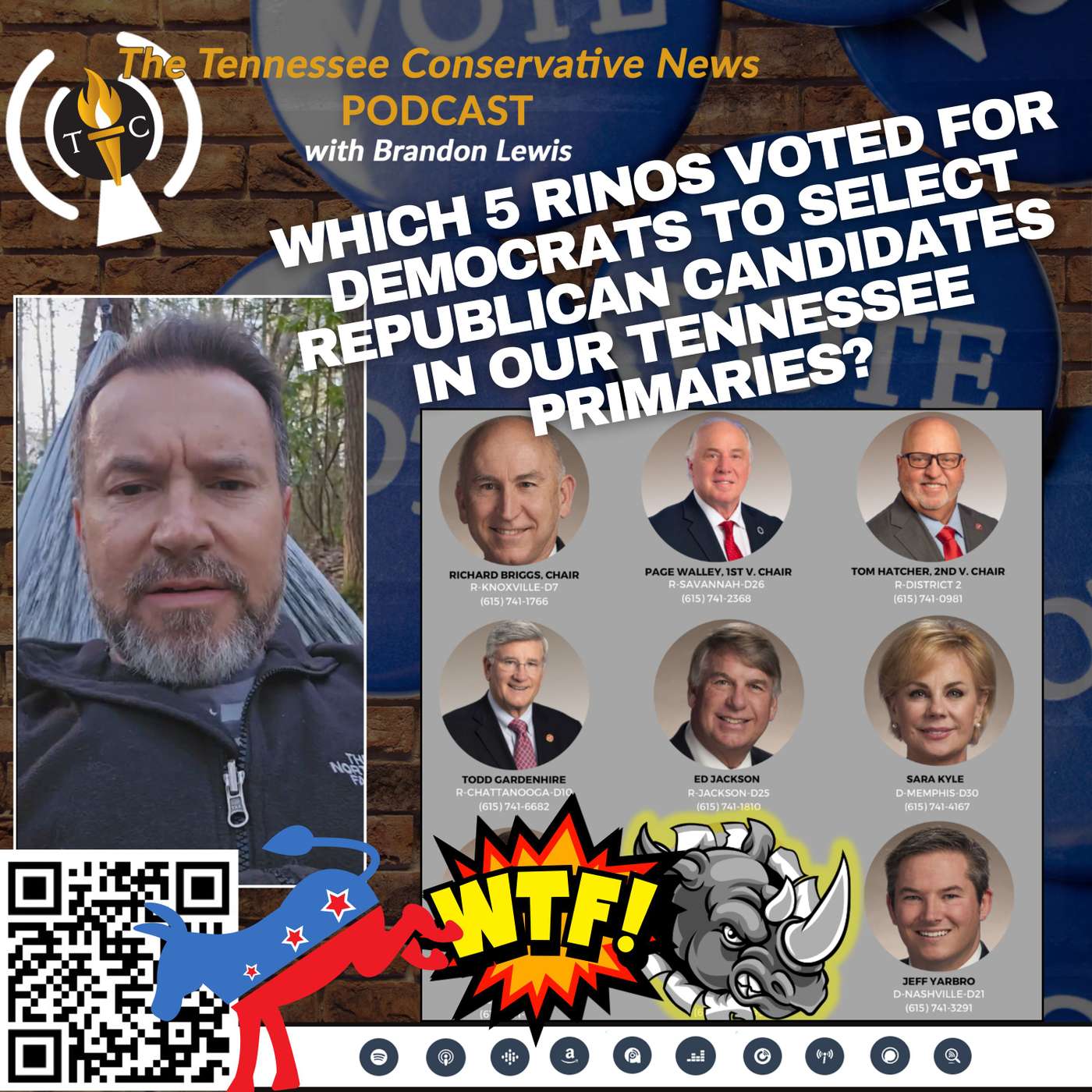 Which 5 RINOS Voted For Democrats To Select Republican Candidates In Our Tennessee Primaries?