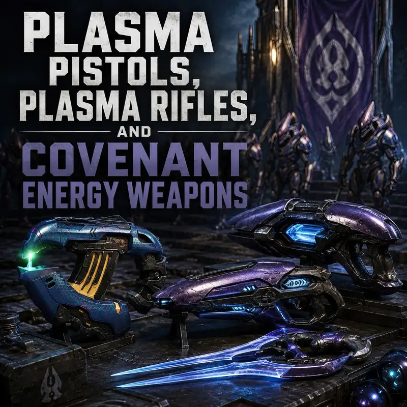 Plasma Pistols, Plasma Rifles, and Covenant Energy Weapons