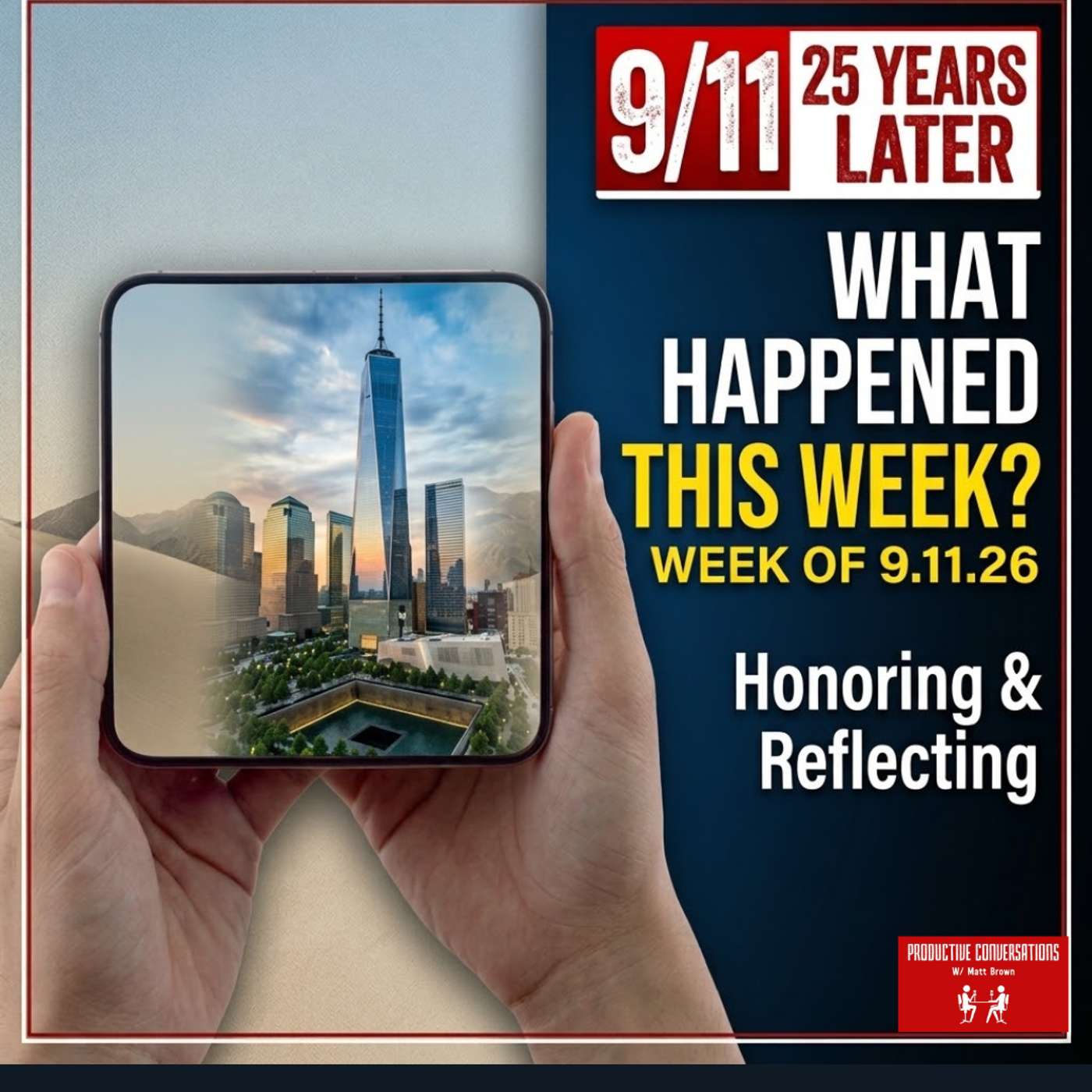 25 Years After 9/11: iPhone Fold, Trump's $5K Bet & Rodgers Goes Off episode artwork