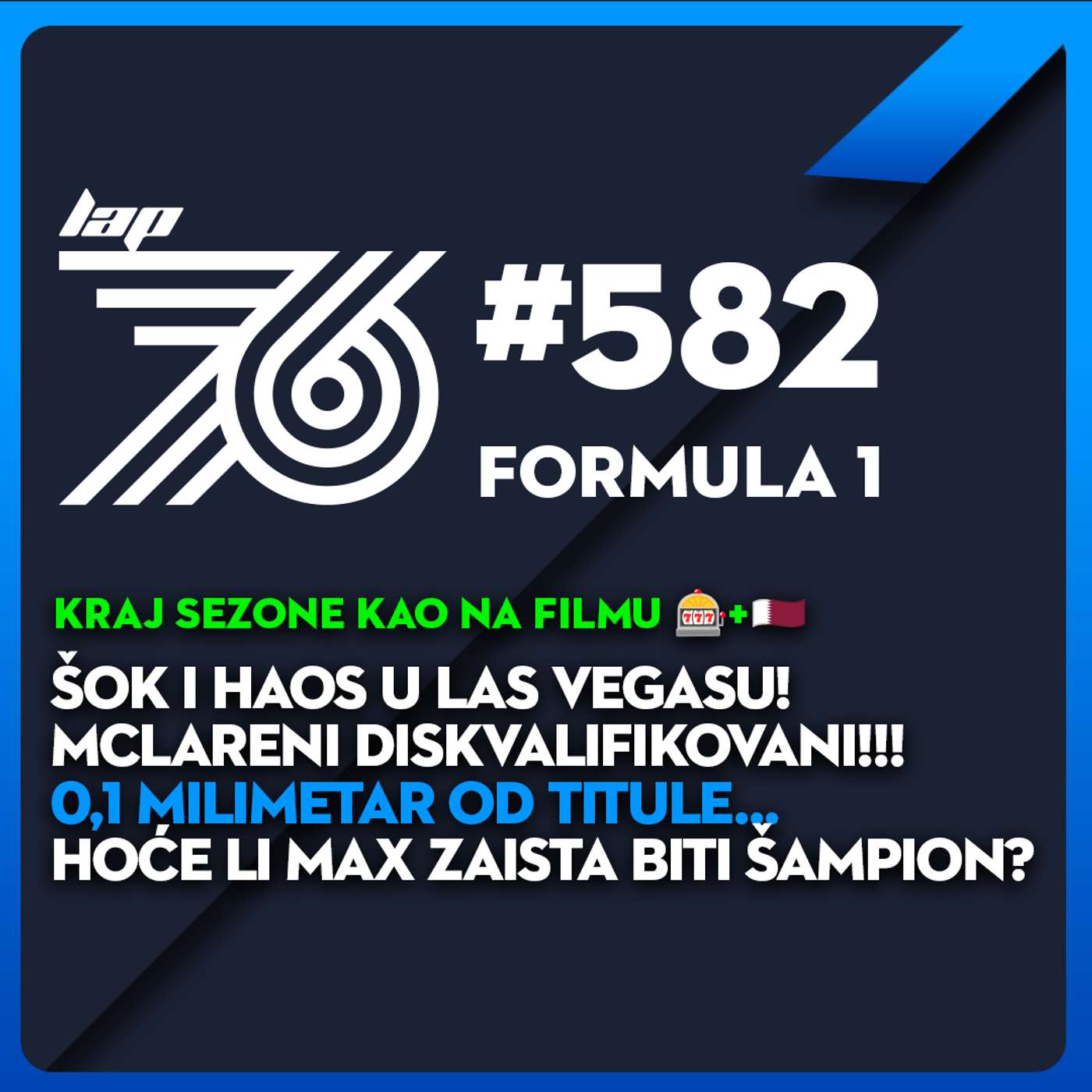 #582 F1 Kolo sreće se okreće - Verstappen u igri za petu uzastopnu titulu!🏆 Šta donosi Qatar?