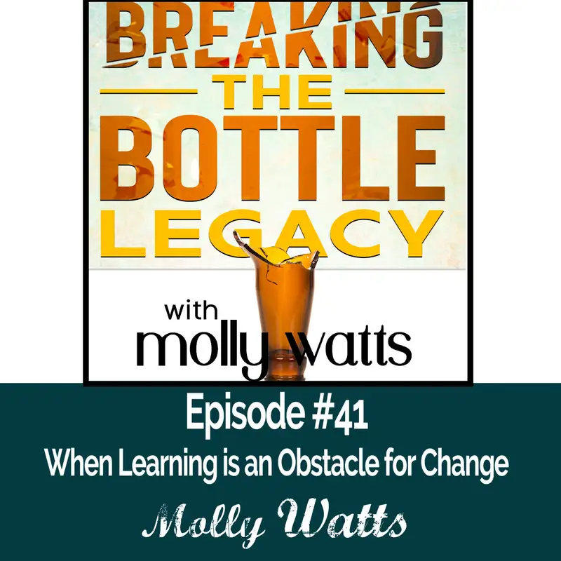 When Learning Becomes an Obstacle to Change