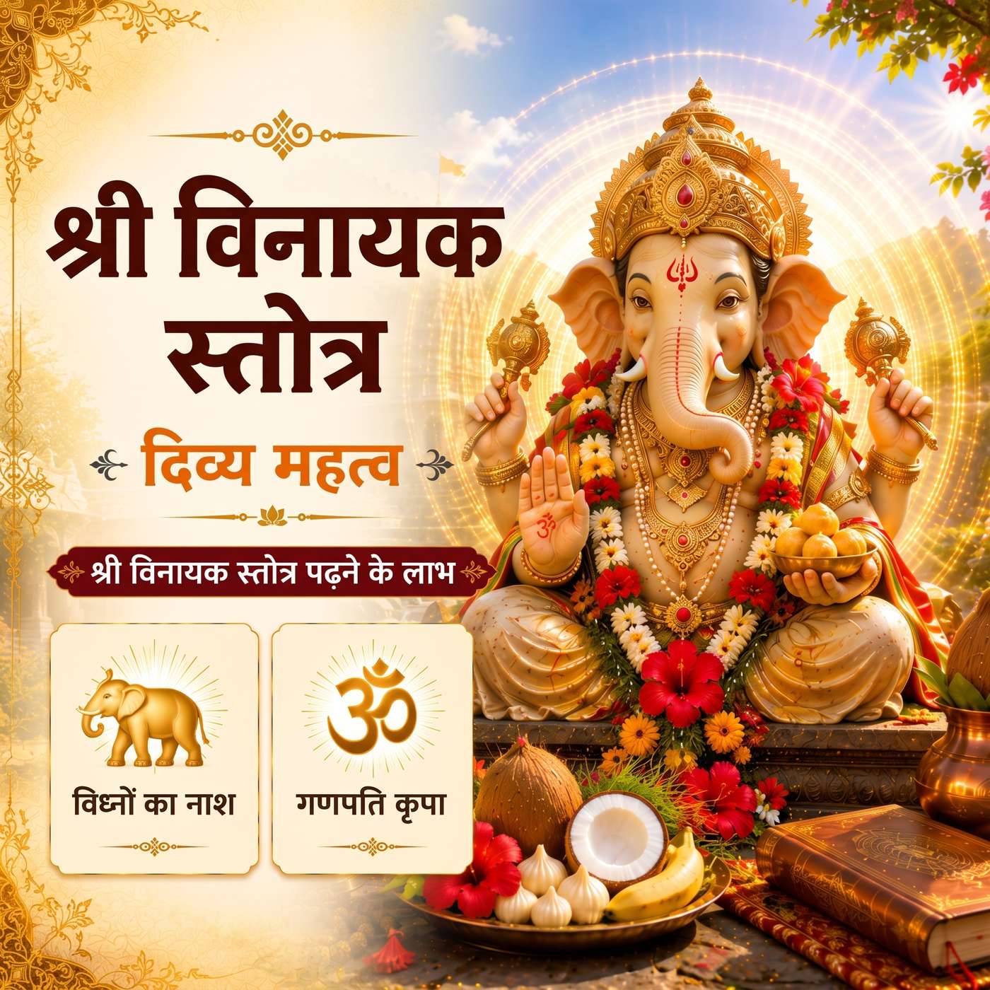 श्री विनायक स्तोत्र 🙏 | दिव्य महत्व एवं आध्यात्मिक रहस्य | Shri Vinayak Stotra episode artwork