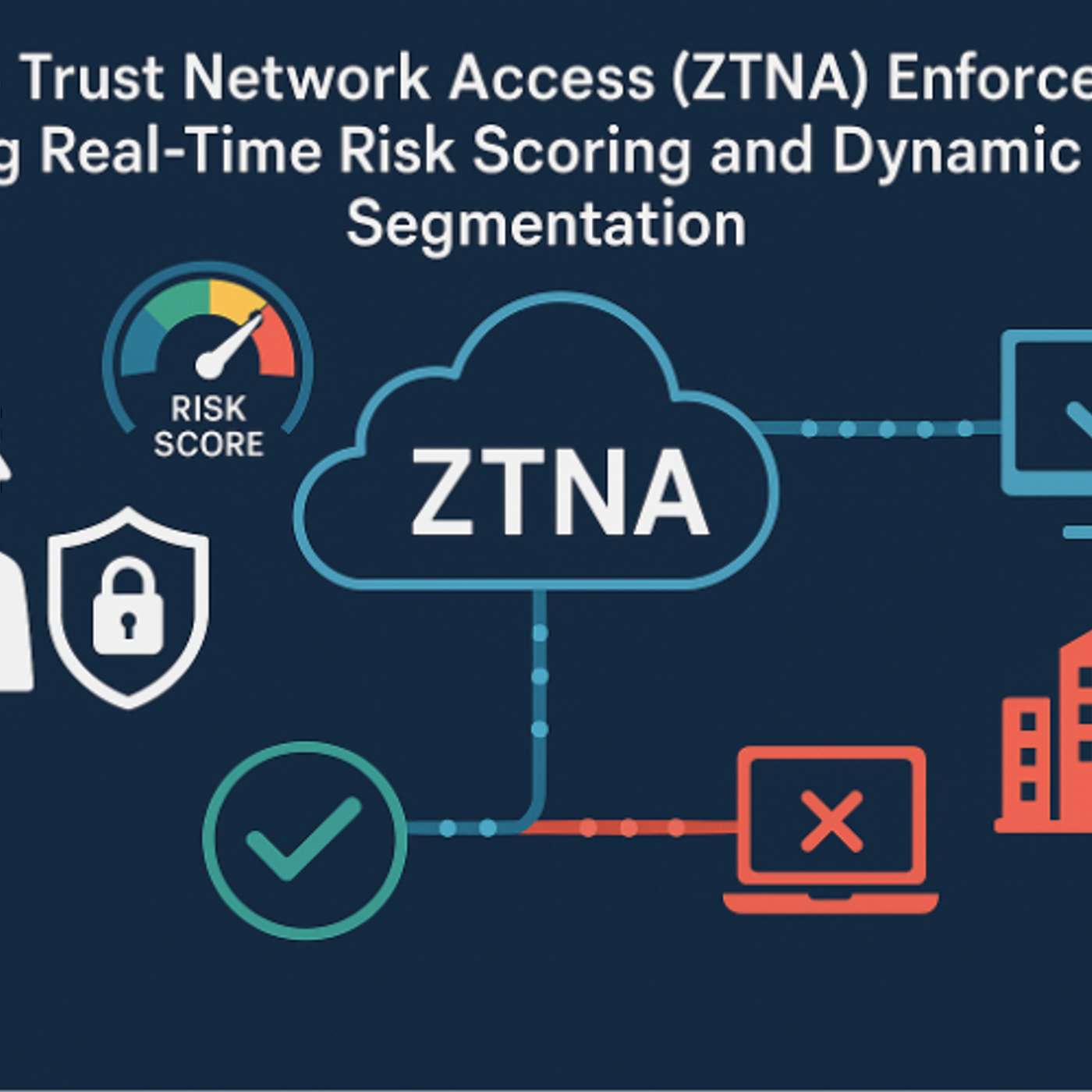 Zero Trust Network Access(ZTNA) Enforcement Using Real Time Risk Scoring & Dynamic Path Segmentation