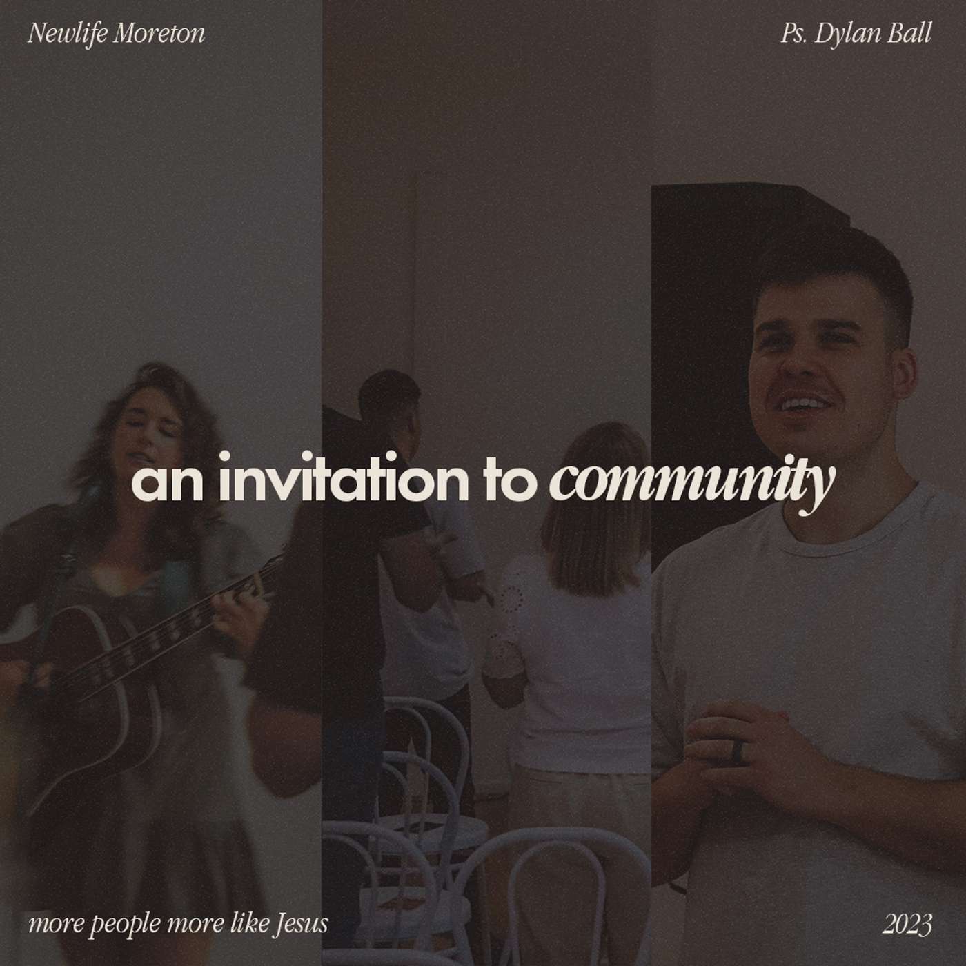 An invitation to community episode artwork