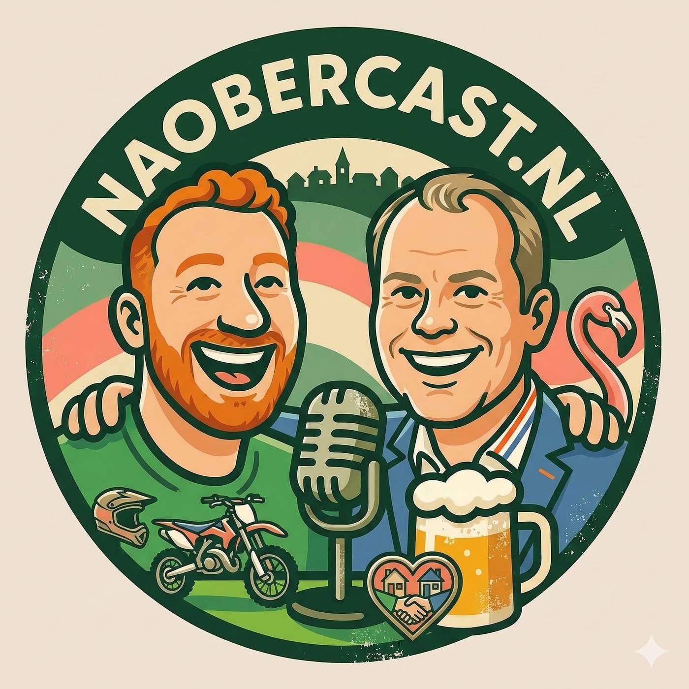 #9 Flamingo's bij Winterswijk, Zwarte Cross en 'Wat is naoberschap?' (co-host Hans te Lindert)