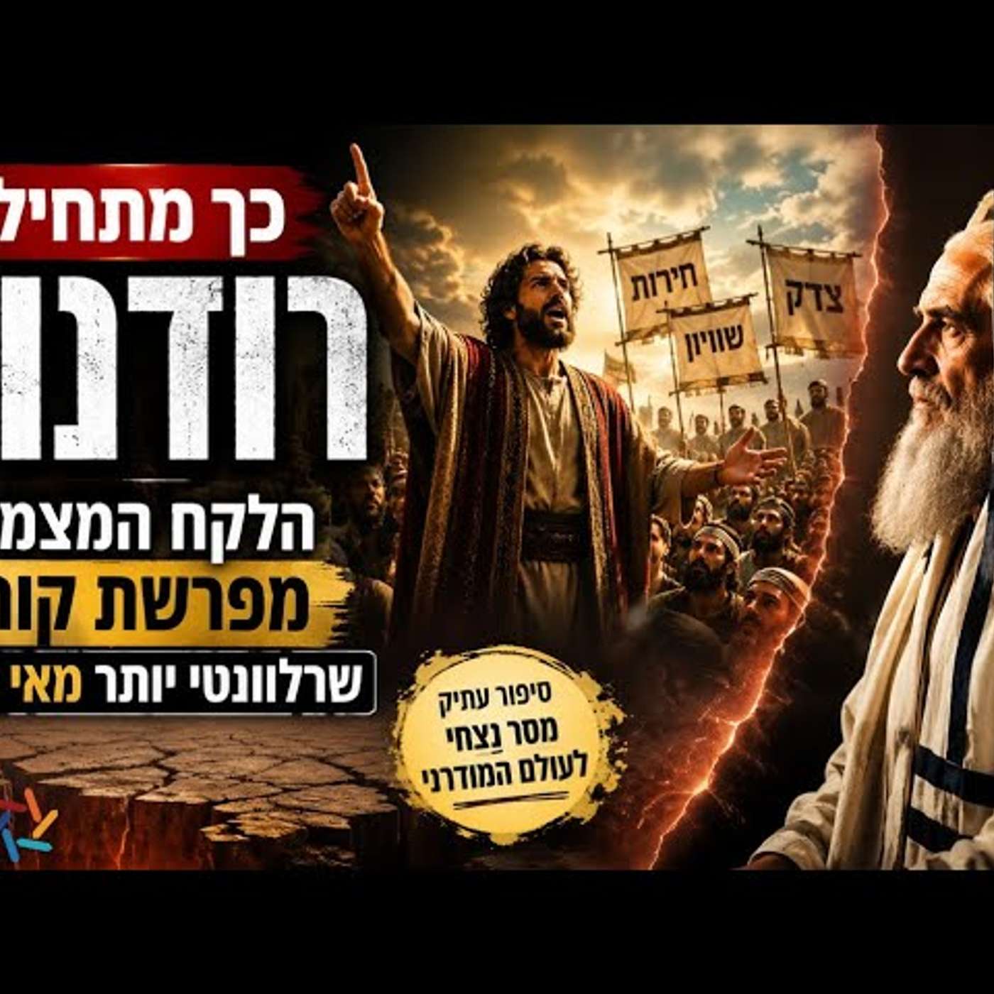 קורח חי בינינו: הסיפור העתיק שחושף את השיטה שבה פוליטיקאים מסיתים המונים גם היום! אקטואלי ביותר! episode artwork