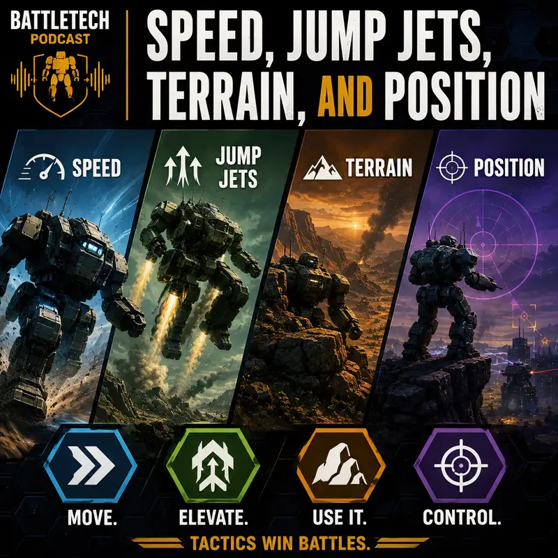 Speed, Jump Jets, Terrain, and Position