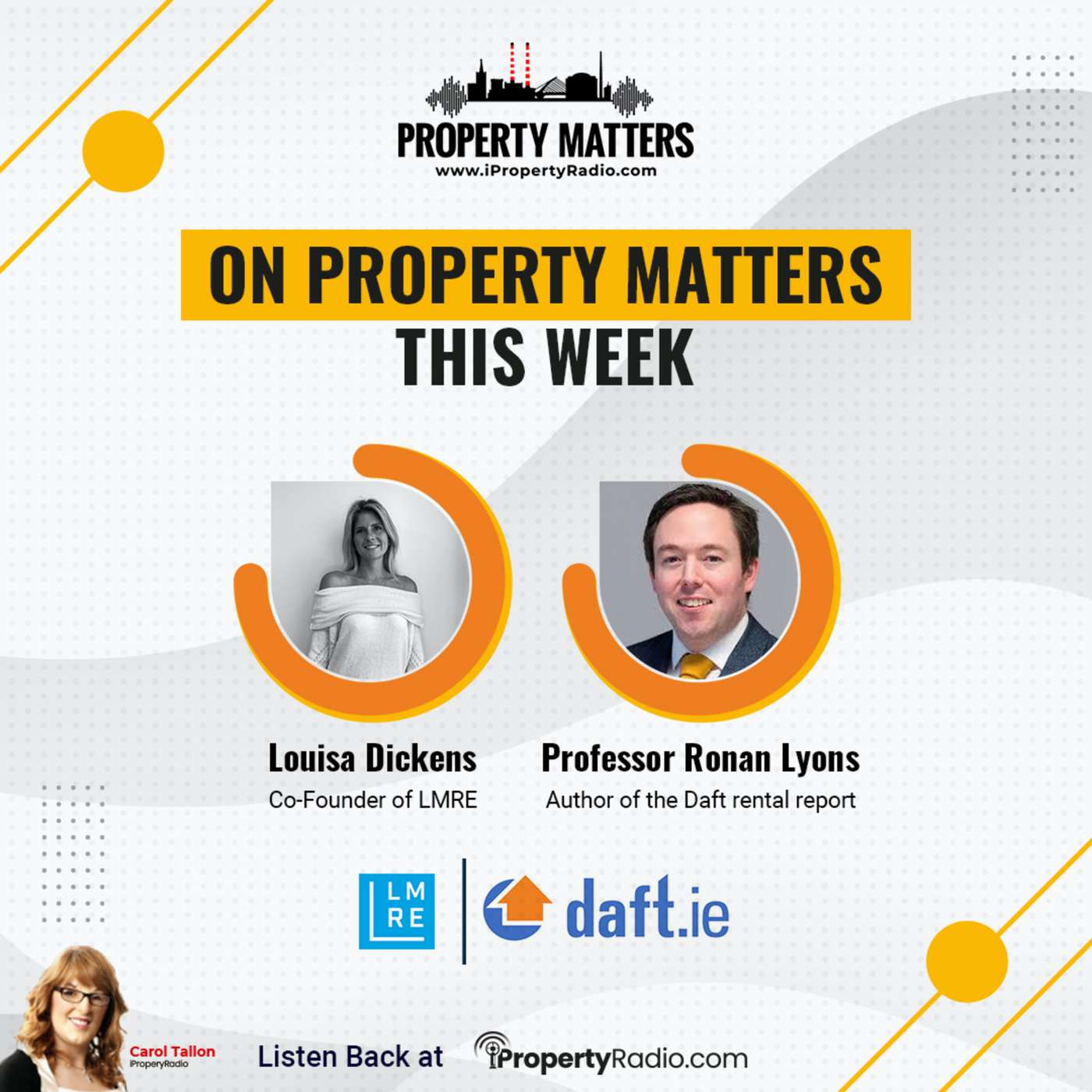 Property Matters, February 9th 2021: Ronan Lyons & Louisa Dickens episode artwork