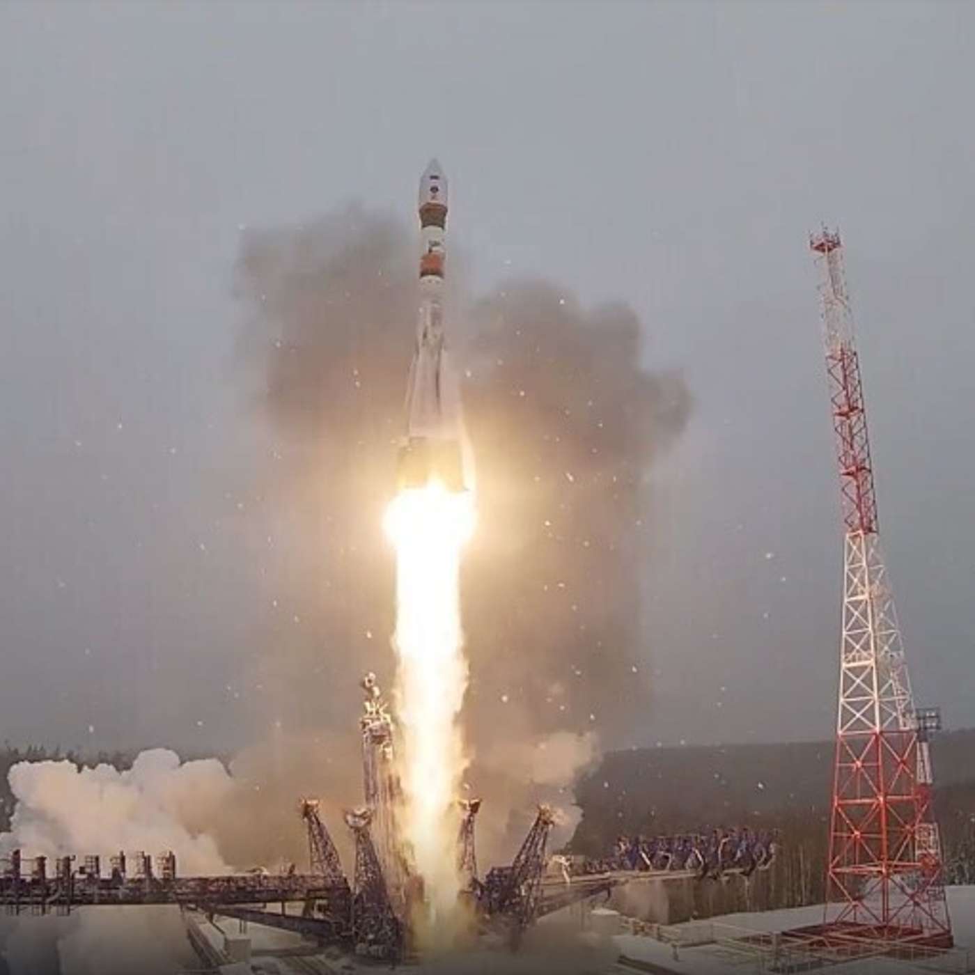 Военная Z-ракета отправилась в космос из северного Плесецка