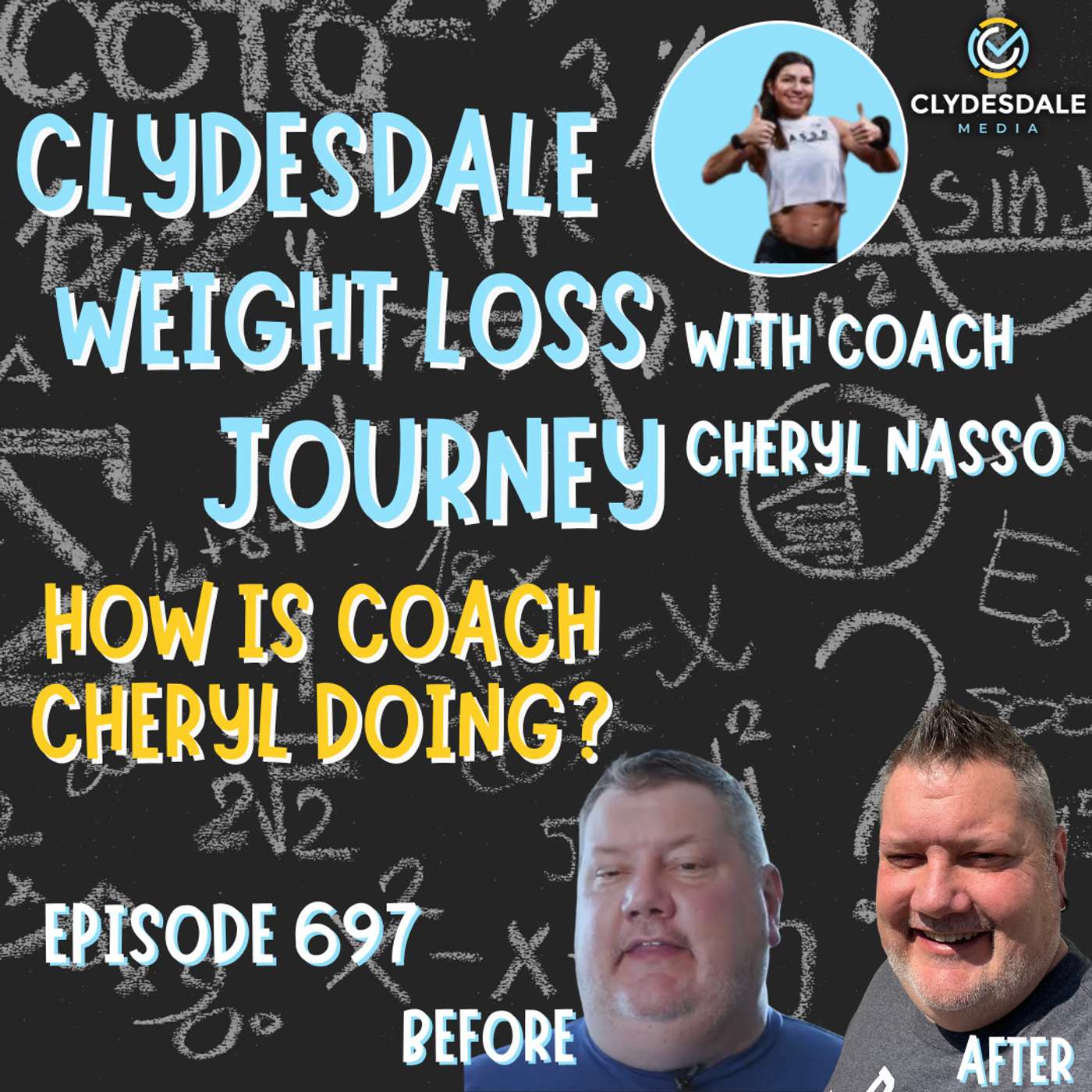 Clydesdale Media Weight Loss Story - How is Coach Cheryl Doing? episode artwork