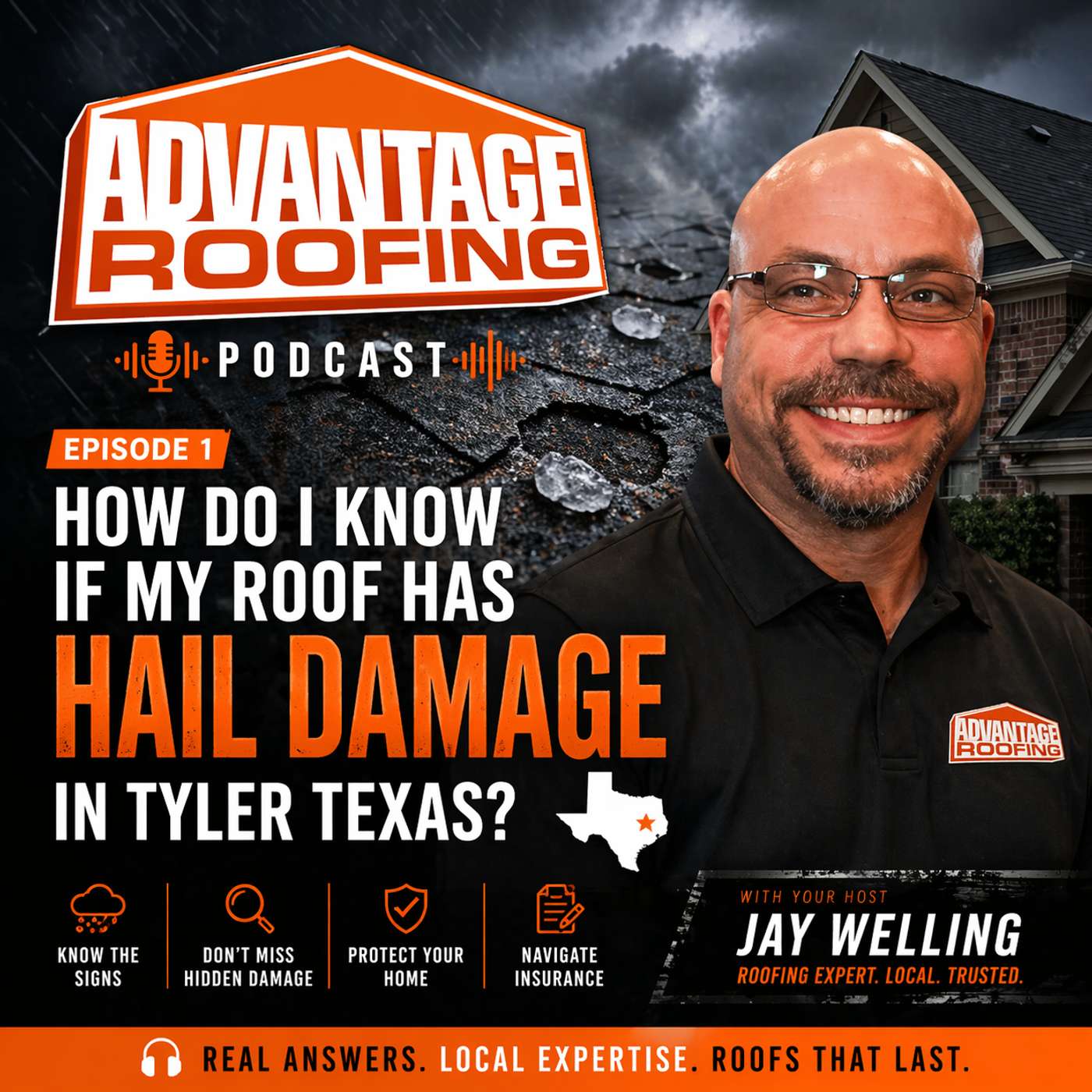 How Do I Know If My Roof Has Hail Damage in Tyler Texas? episode artwork