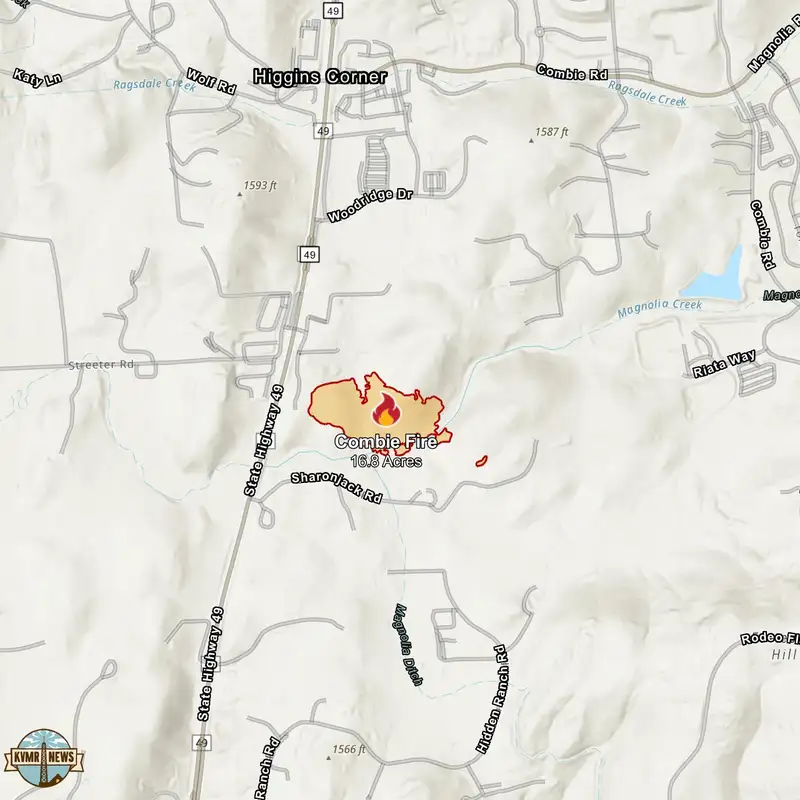 Combie Fire Forces Evacuations, Arrest Made Related To Dove Fire
