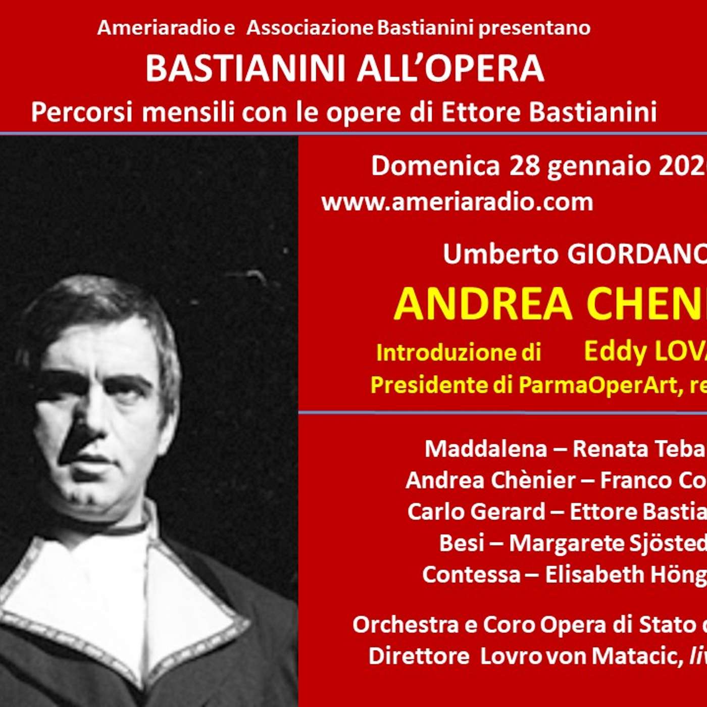 L'opera 270 - U. Giordano Andrea Chenier con Ettore Bastianini