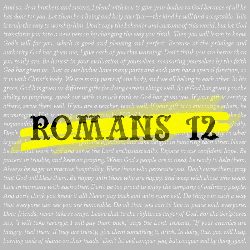 SVL - Romans 12 - "There is a Cost"