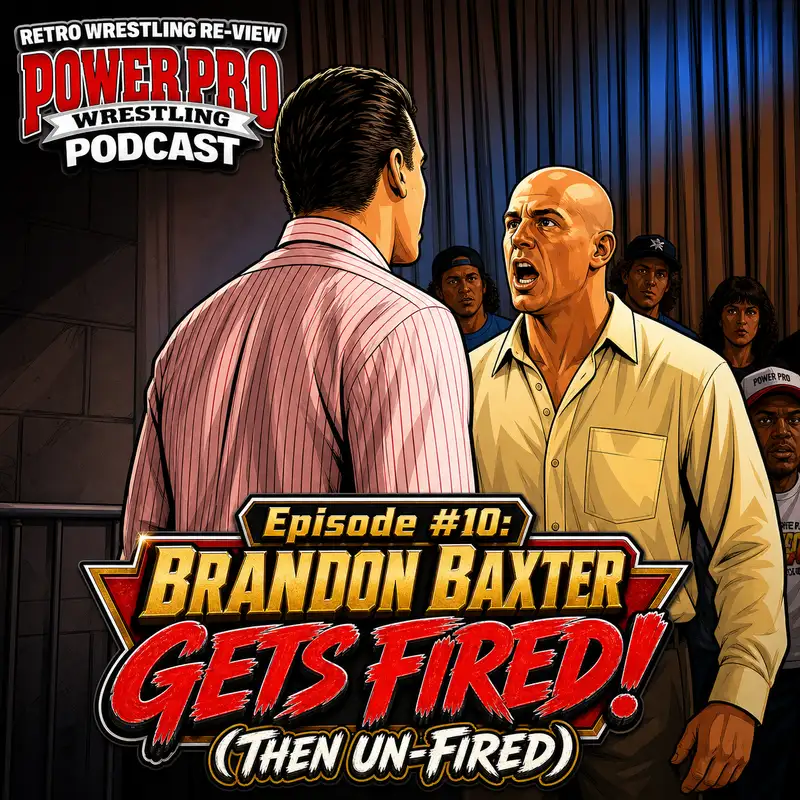 R.W.R. Power Pro Wrestling Podcast Ep. 10: (6/20/26) Brandon Baxter Gets Fired! (then Un-Fired)