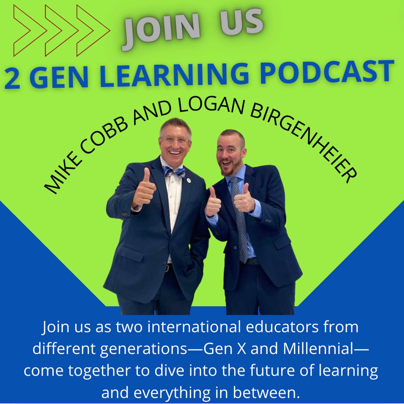 Episode 2 - 2Gen Learning Podcast - "The Power of Travel" episode artwork