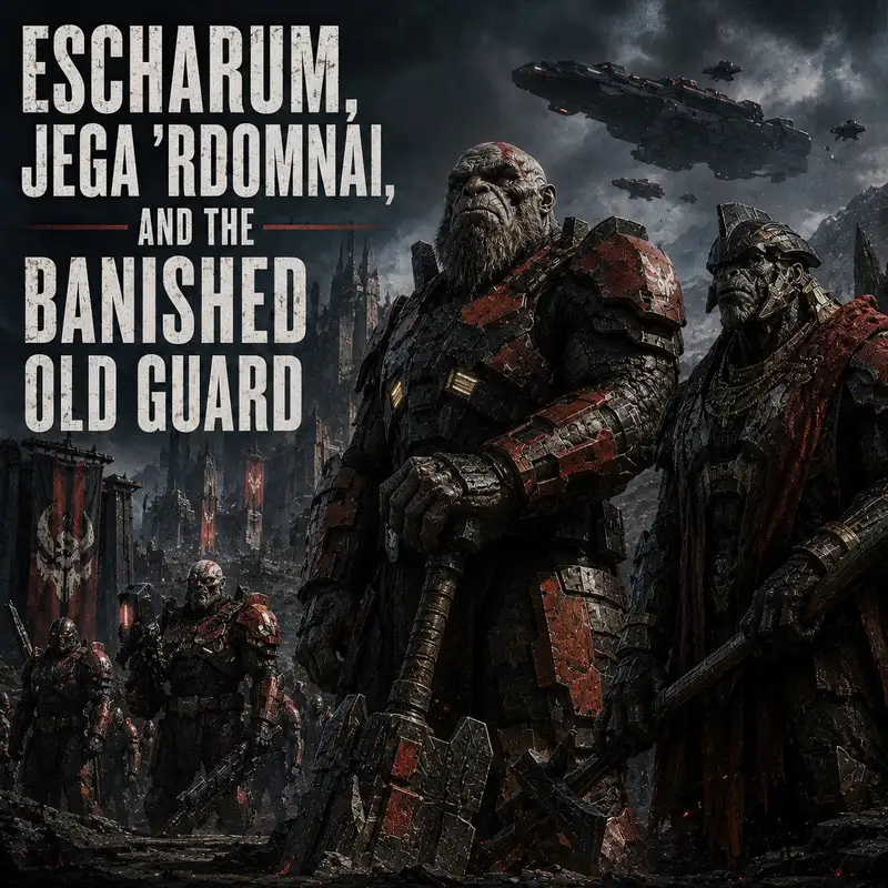 Escharum, Jega ’Rdomnai, and the Banished Old Guard