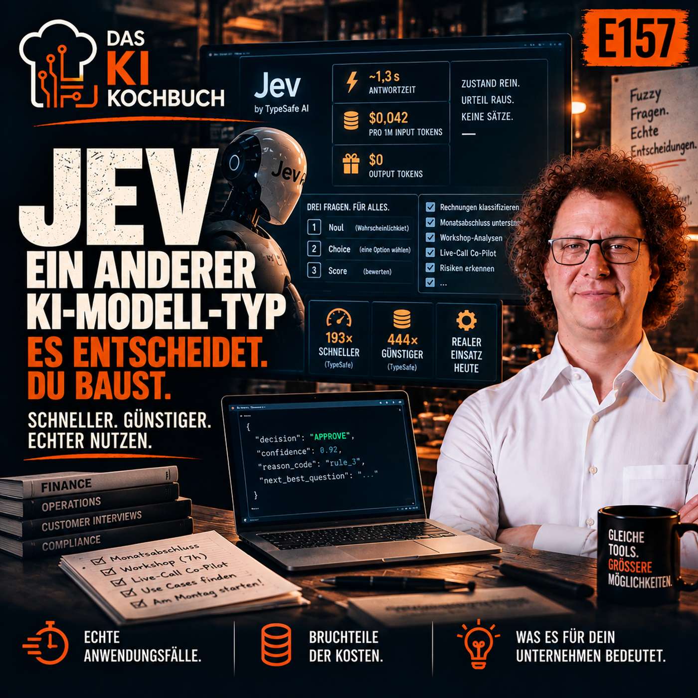 #153 - Der Computer sieht keinen Bildschirm. Und bucht trotzdem den Flug. Jev, die schnelle Urteilsschicht zwischen Code und Sprachmodell.