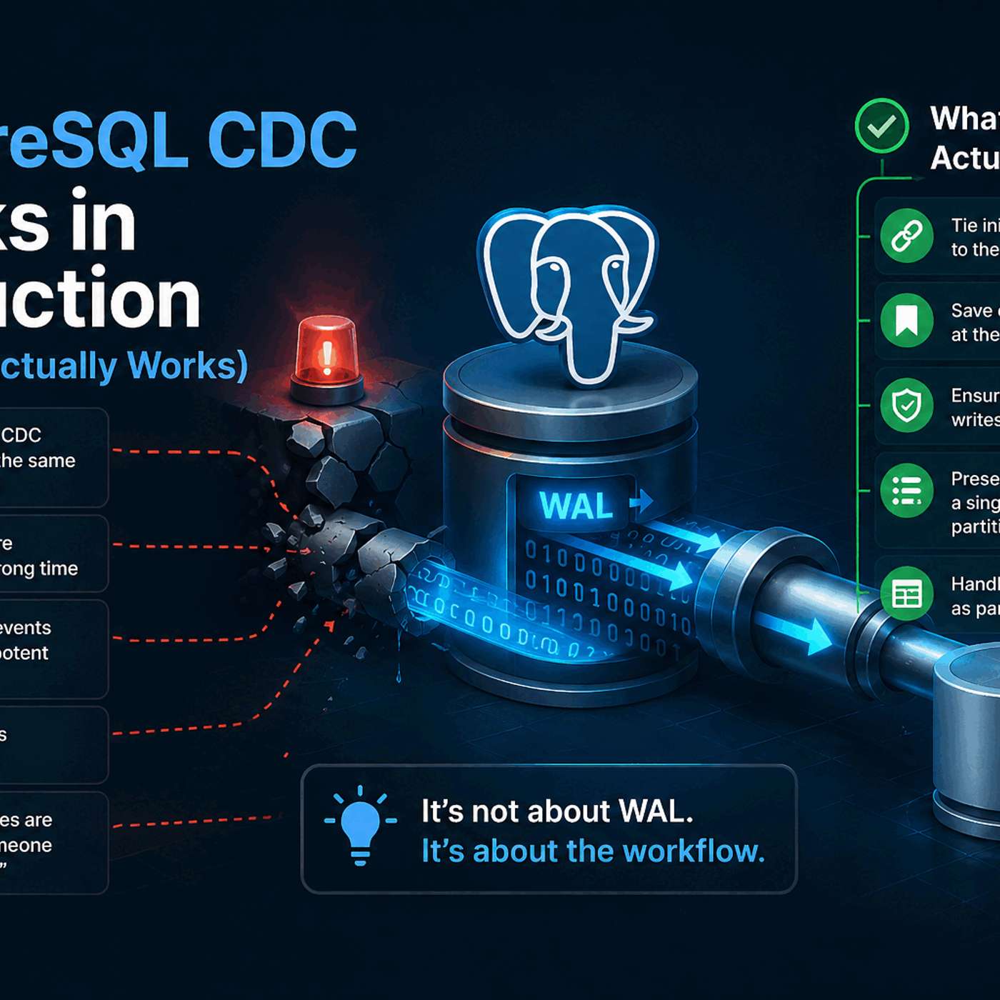 Why PostgreSQL CDC Breaks in Production