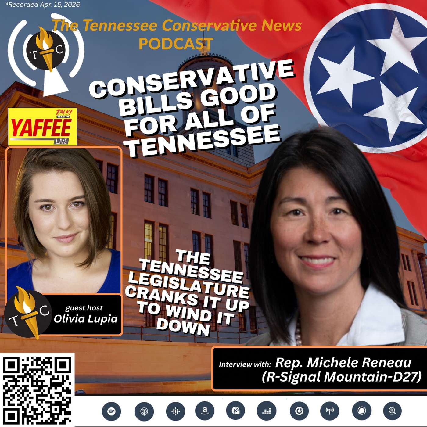 Interview with Tennessee State Rep Michele Reneau: Conservative Bills Good For ALL Of Tennessee...